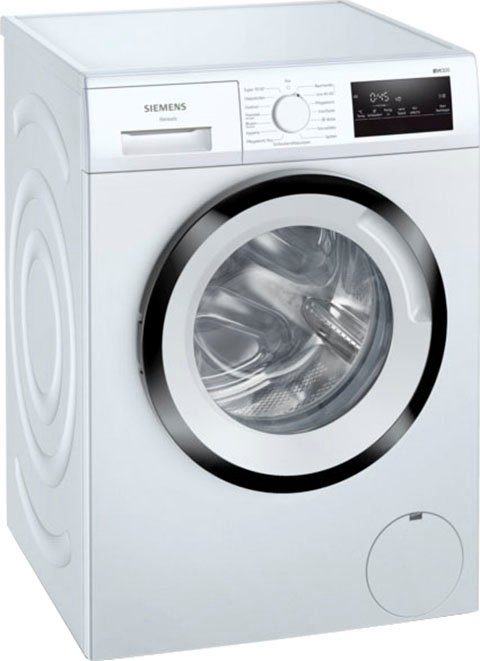 SIEMENS Waschmaschine WM14N123, 7 kg, 1 U/min, speedPack L, LED-Display  simpleTouch- iQdrive, Outdoor-Programm
