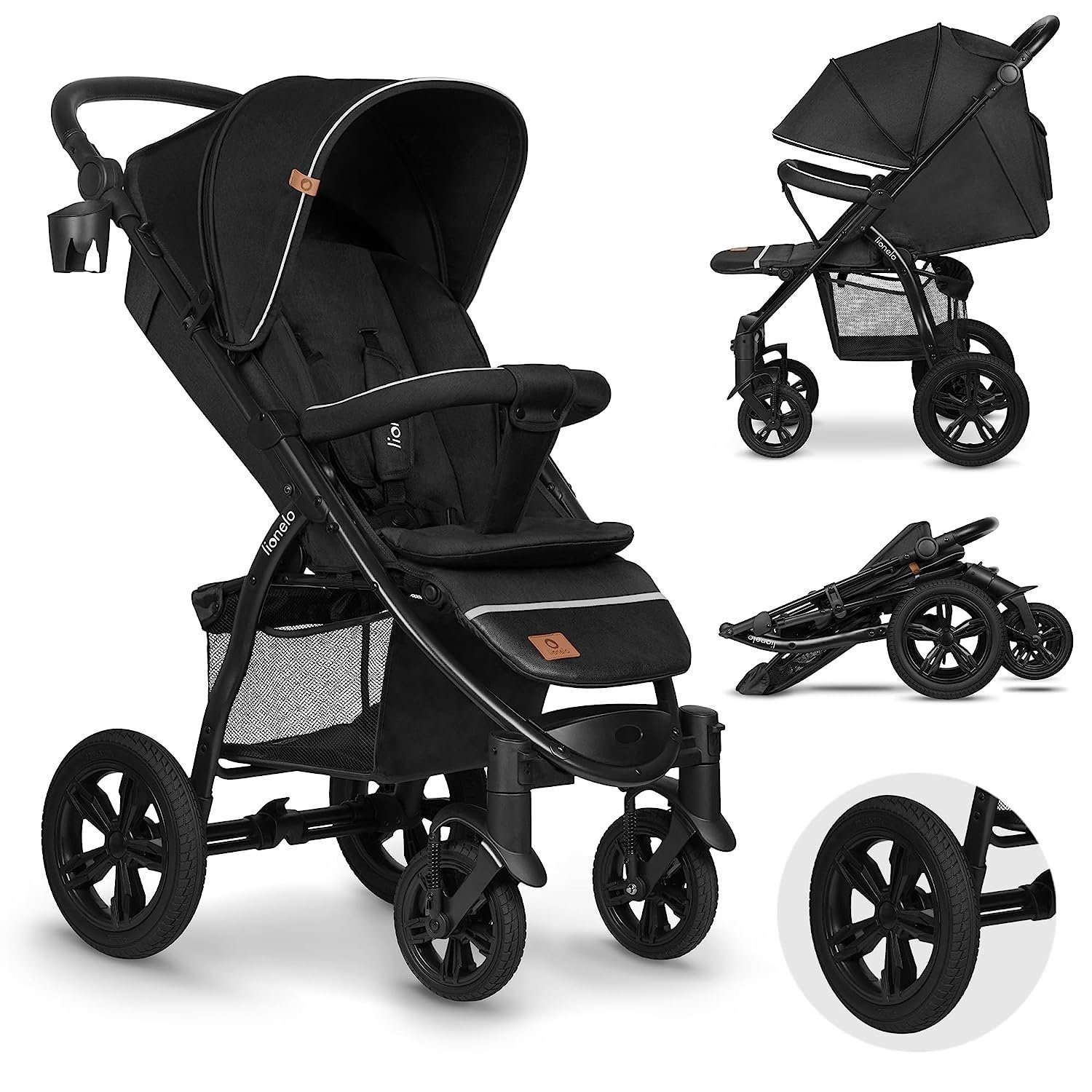 lionelo Kinder-Buggy Annet Tour, bis 22 kg 5-Punkt-Sicherheitsgurte