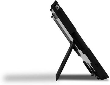 STM Tablet-Hülle Dux Shell Case Microsoft Surface Pro, Schutzhülle nach Militär-Standard I Stylus Fach I Transparente Rückseite I Standfunktion, Schwarz / Transparent