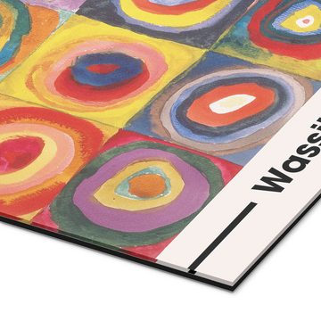 Posterlounge XXL-Wandbild Wassily Kandinsky, Kandinsky - Colour Study, Wohnzimmer Modern Grafikdesign