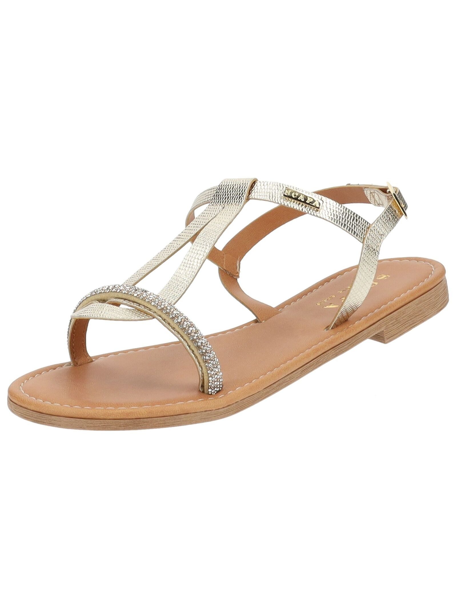 Scapa Sandalen Lederimitat Riemchensandalette günstig online kaufen