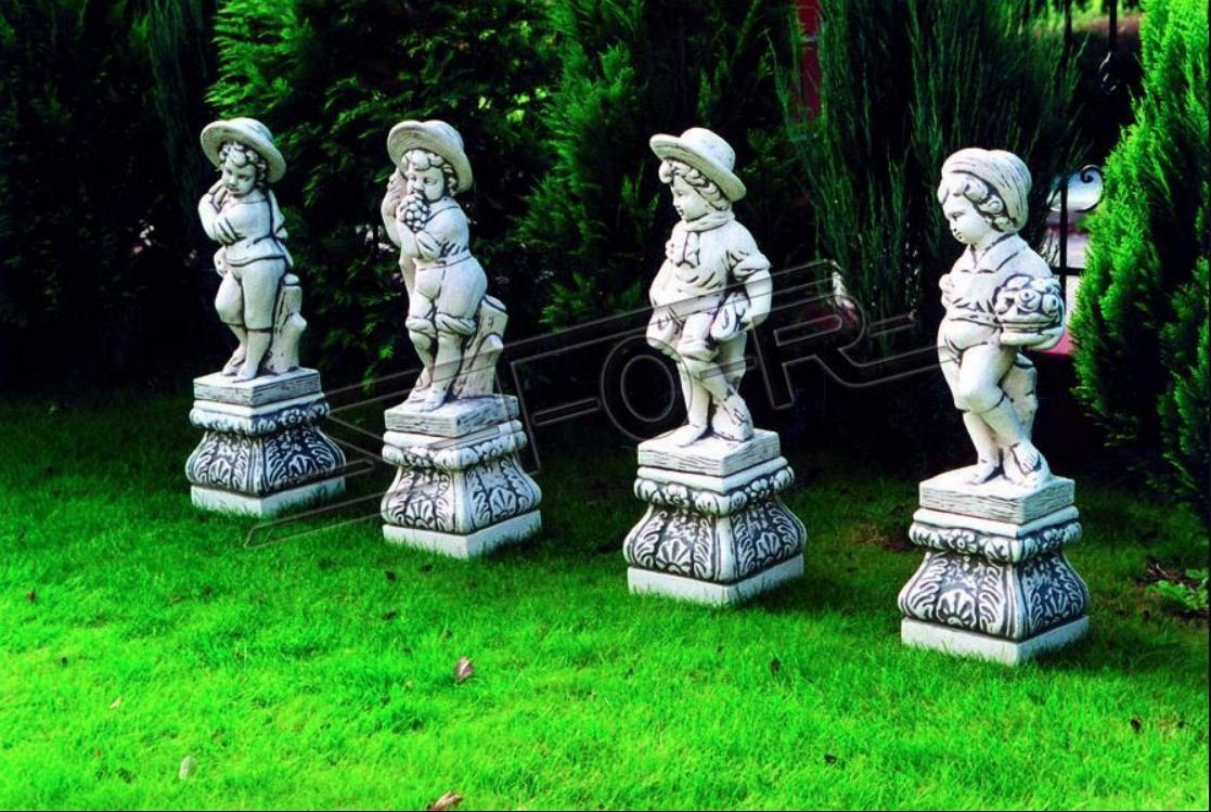 JVmoebel Skulptur Junge 70cm Figur Dekoration Statue Skulptur Figuren Statuen Garten
