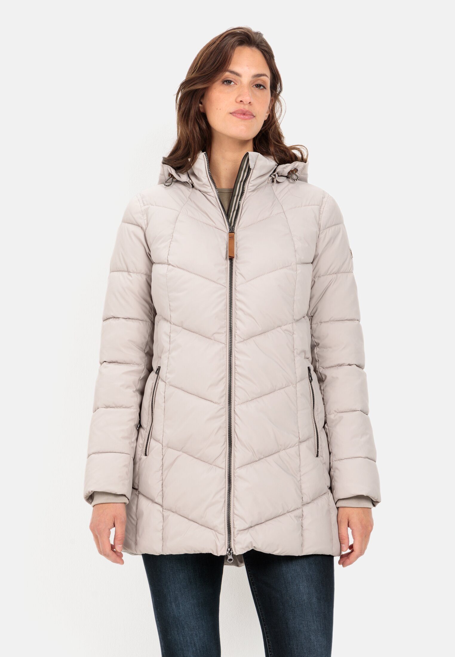 Steppmantel aus recyceltem Polyester