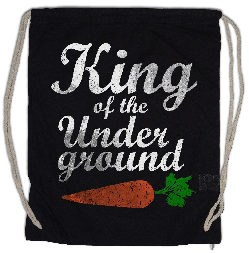 Turnbeutel King Of The Underground Turnbeutel Carrot Karotte Möhre Vegan