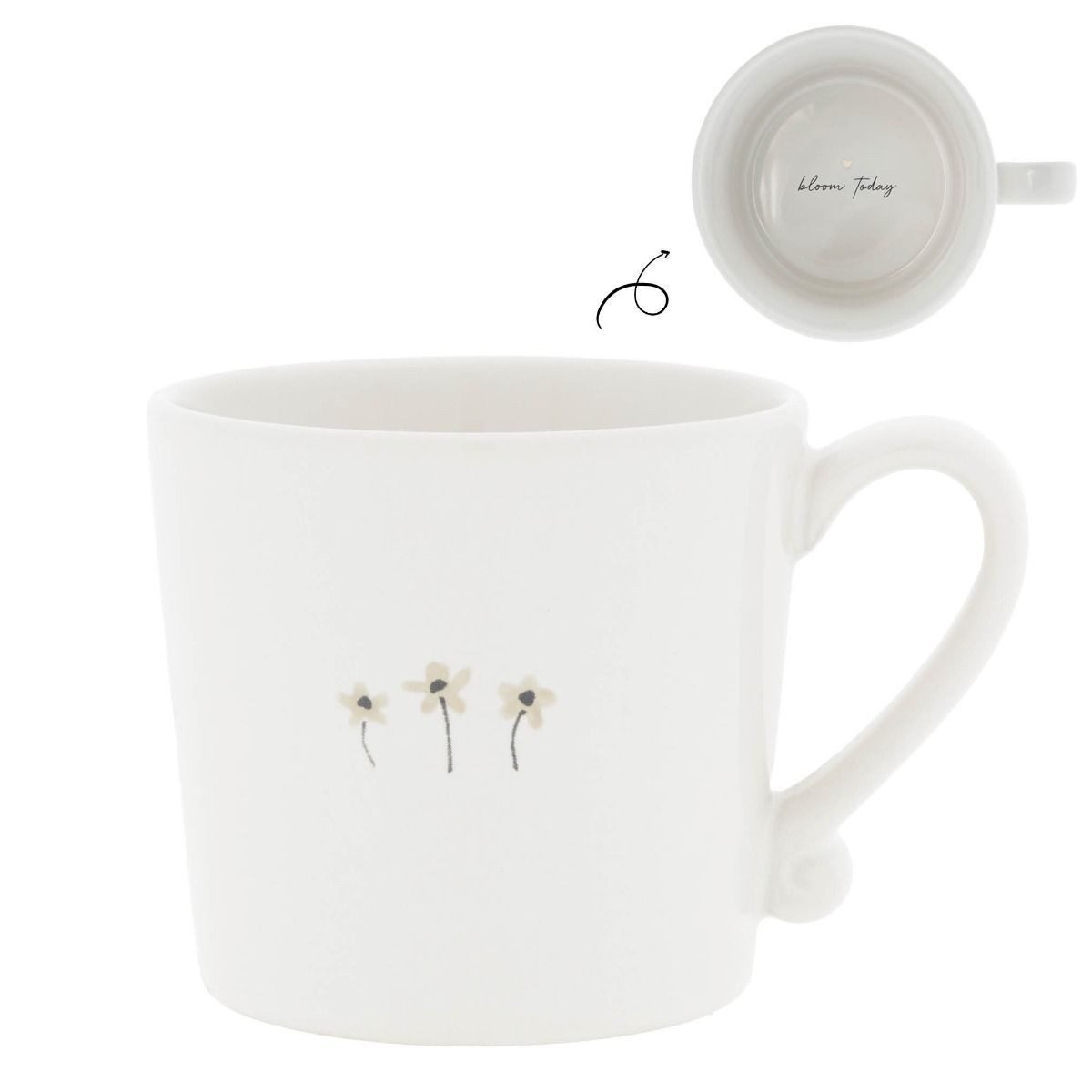 Tasse Weiß, Durchmesser 8.5 cm