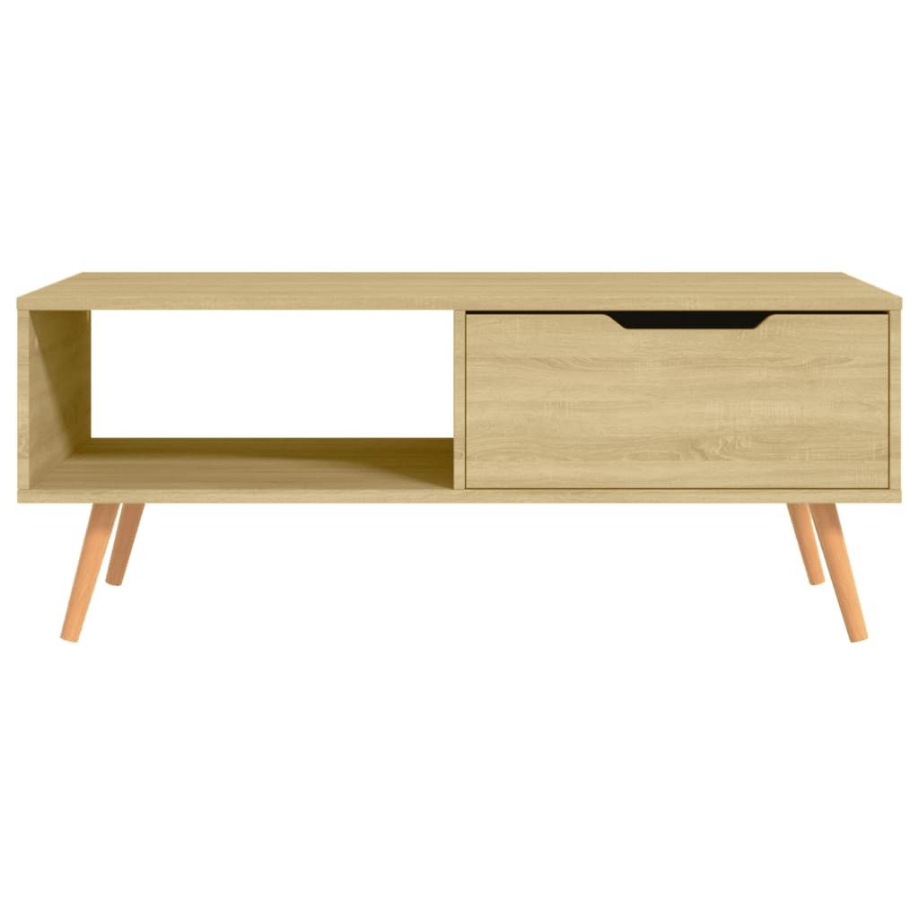 vidaXL Couchtisch Couchtisch Sonoma-Eiche 100x49,5x43 cm Holzwerkstoff (1-St)