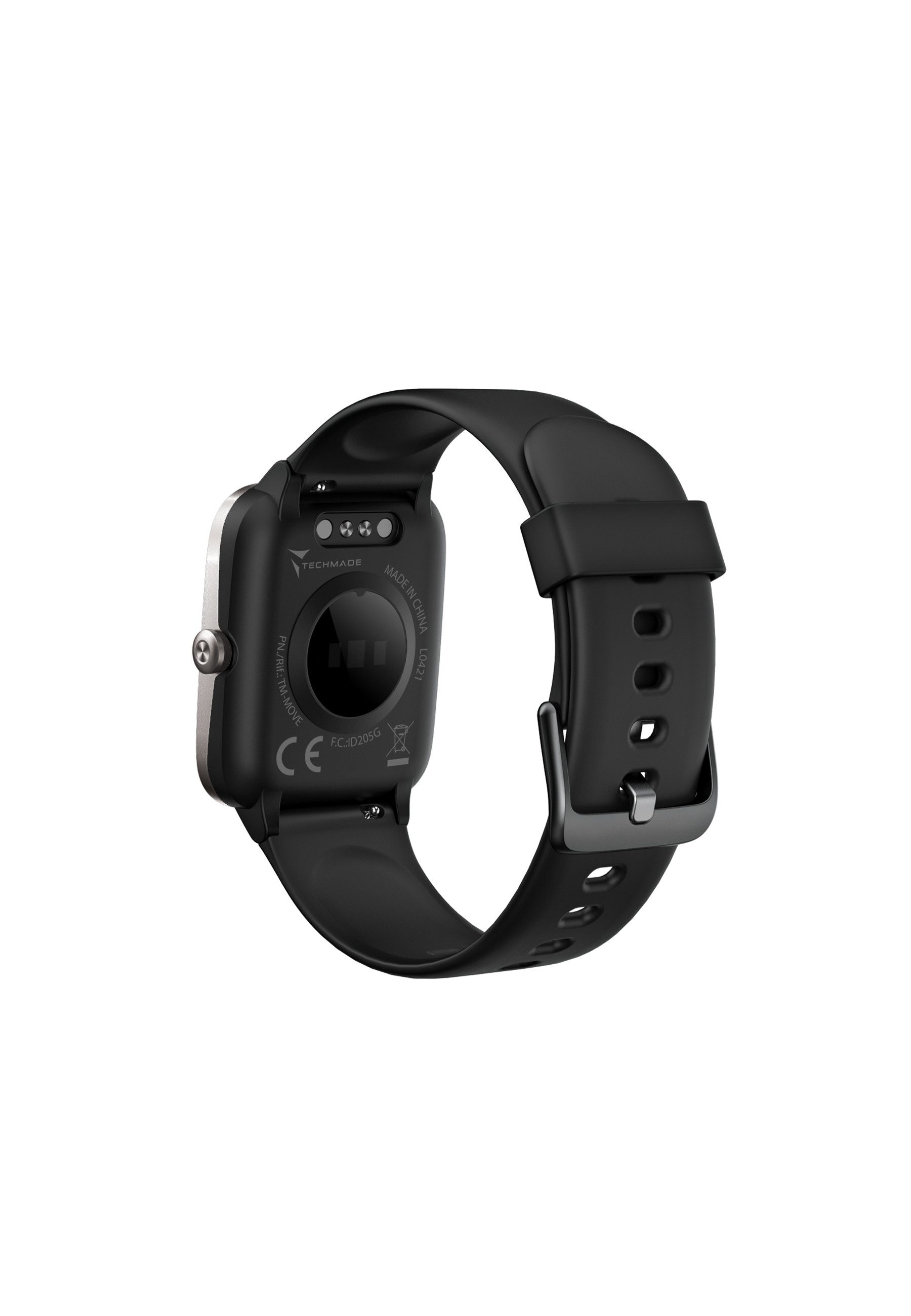 Techmade Smart Watch Move Silver Black Smartwatch (TechS) Set