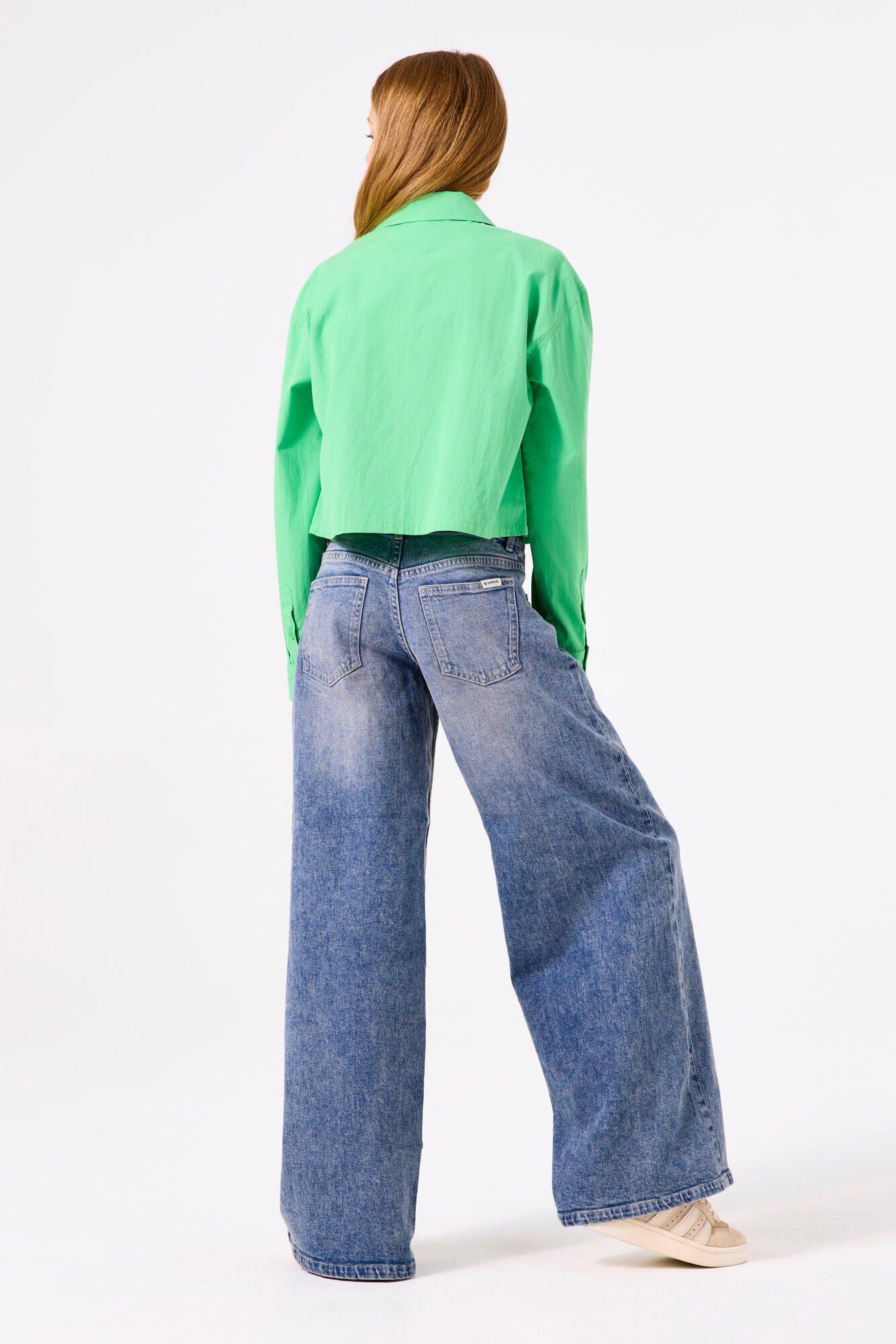Garcia Weite Jeans mit schmalem Bund