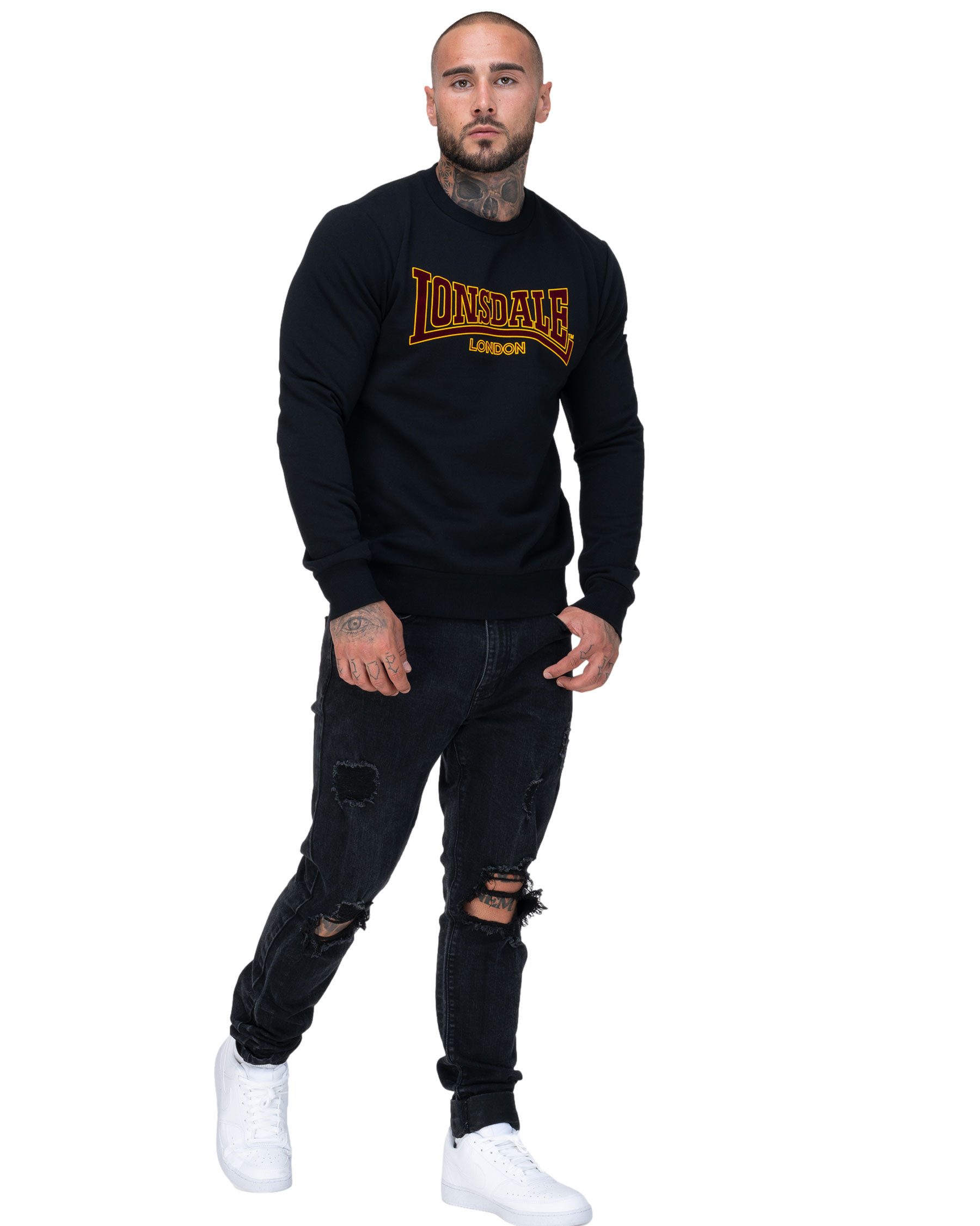 Lonsdale Sweatshirt Lonsdale Rundhals Slimfit Sweatshirt Classic (Packung, günstig online kaufen