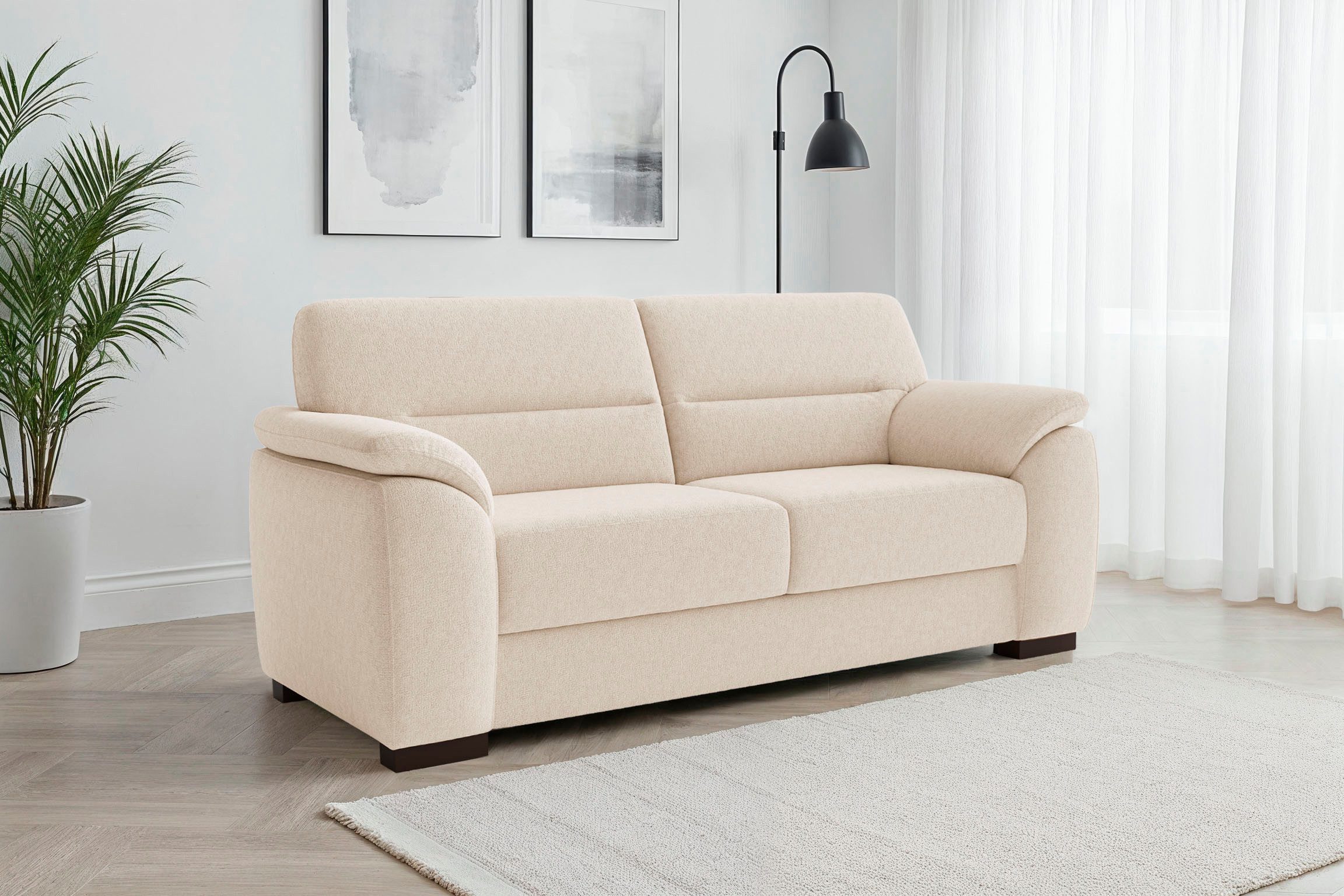 sit&more 3-Sitzer Montego, B: 198 cm, mit Federkern