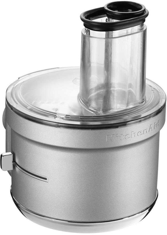 KitchenAid Zerkleinereraufsatz 5KSM2FPA Food-Processor-Vorsatz, Zubehör für alle KitchenAid-Küchenmaschinen außer Professional 5KSM7990X, passt nicht für 5KSM7990X