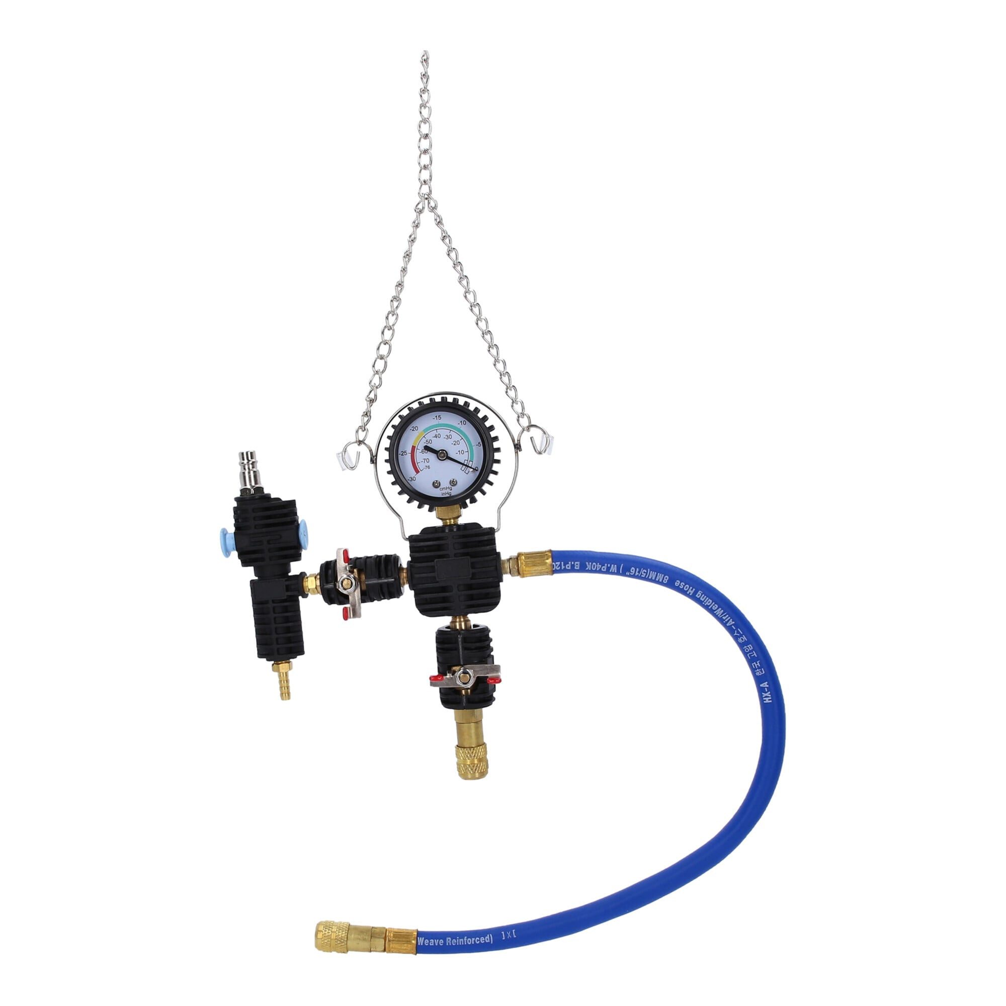 KS Tools Kompressor KS Tools Kühlsystem-Vakuum-Fülleinheit, Manometer bis 76cm