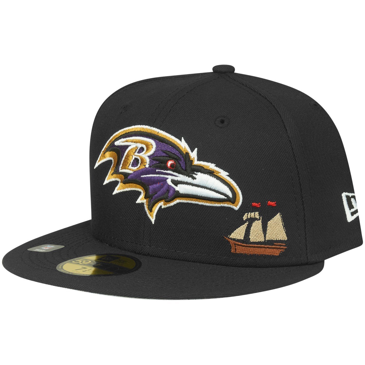 New Era Fitted Cap 59Fifty NFL CITY Baltimore Ravens