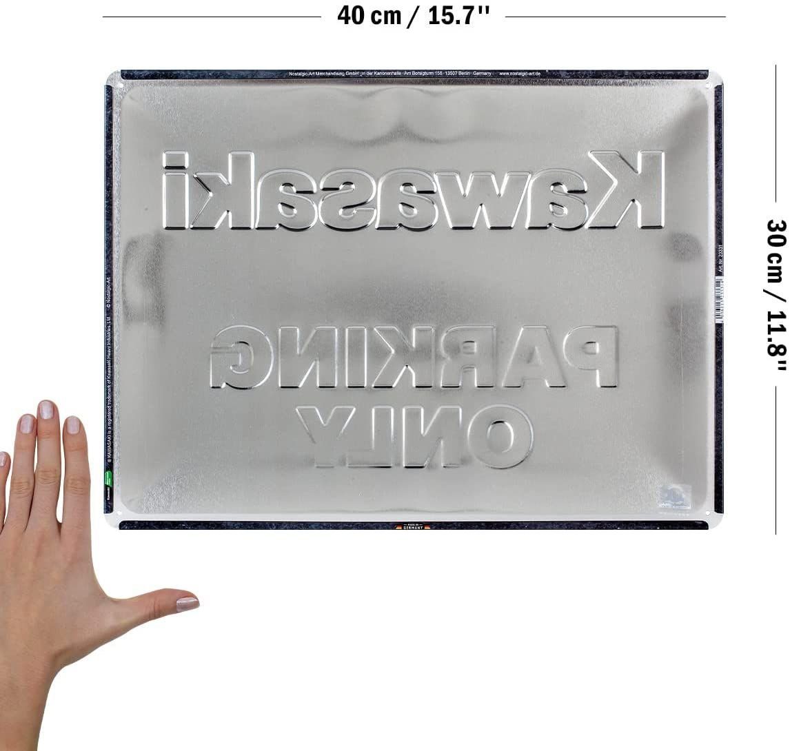 Nostalgic-Art Metallschild Blechschild 30 x 40 cm - Kawasaki - Kawasaki Par günstig online kaufen