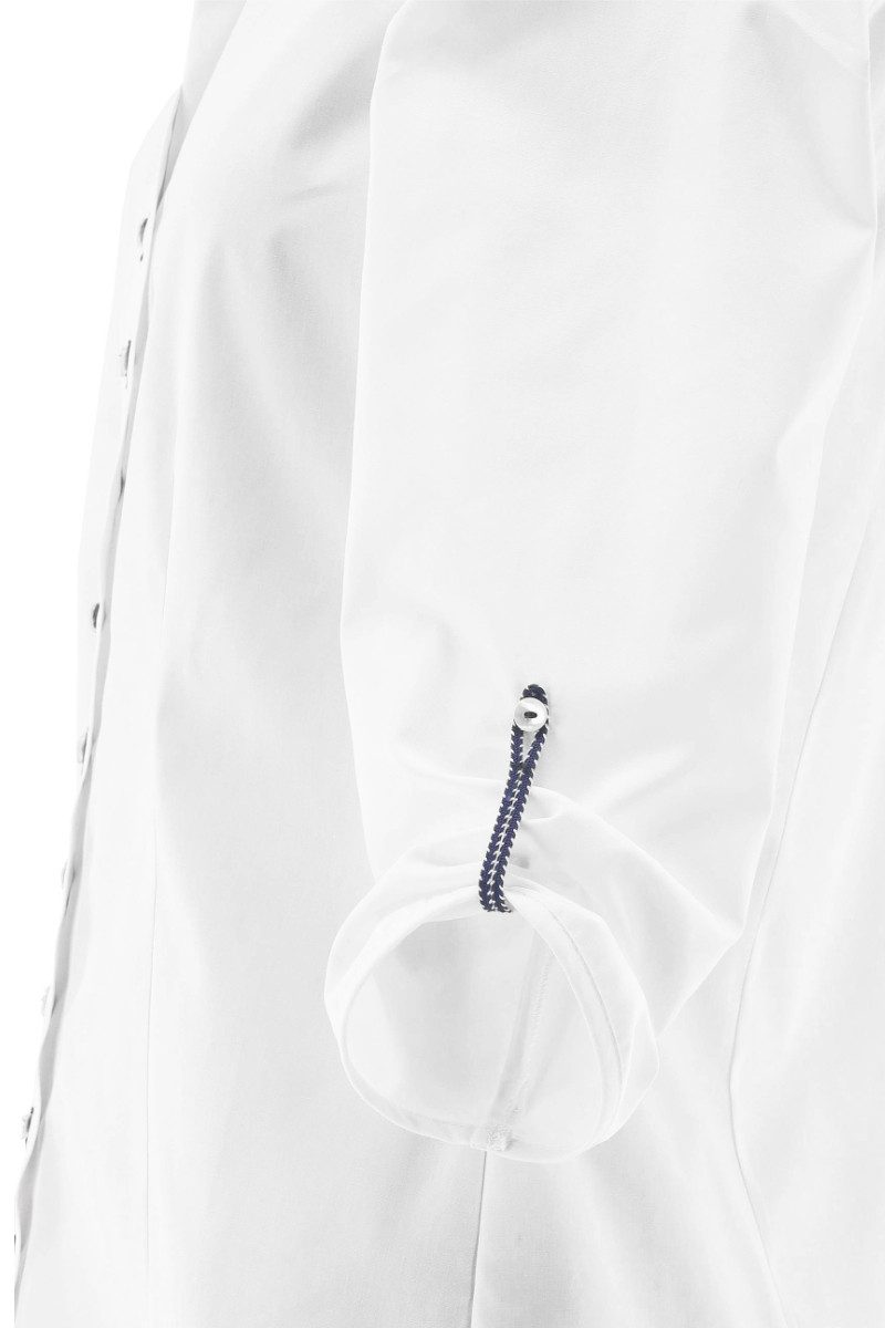 Orbis Textil GmbH & Co. KG Trachtenbluse Trachtenbluse - DANIELA - weiß/kornblau – Bild 2 von 3
