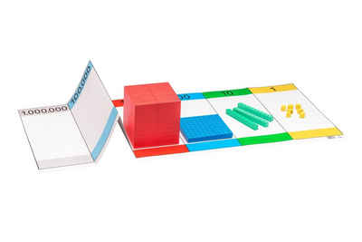 Wissner® aktiv lernen Lernspielzeug Stellenwert-Faltkarte (7 Stellen), RE-Plastic®, RE-Plastic®