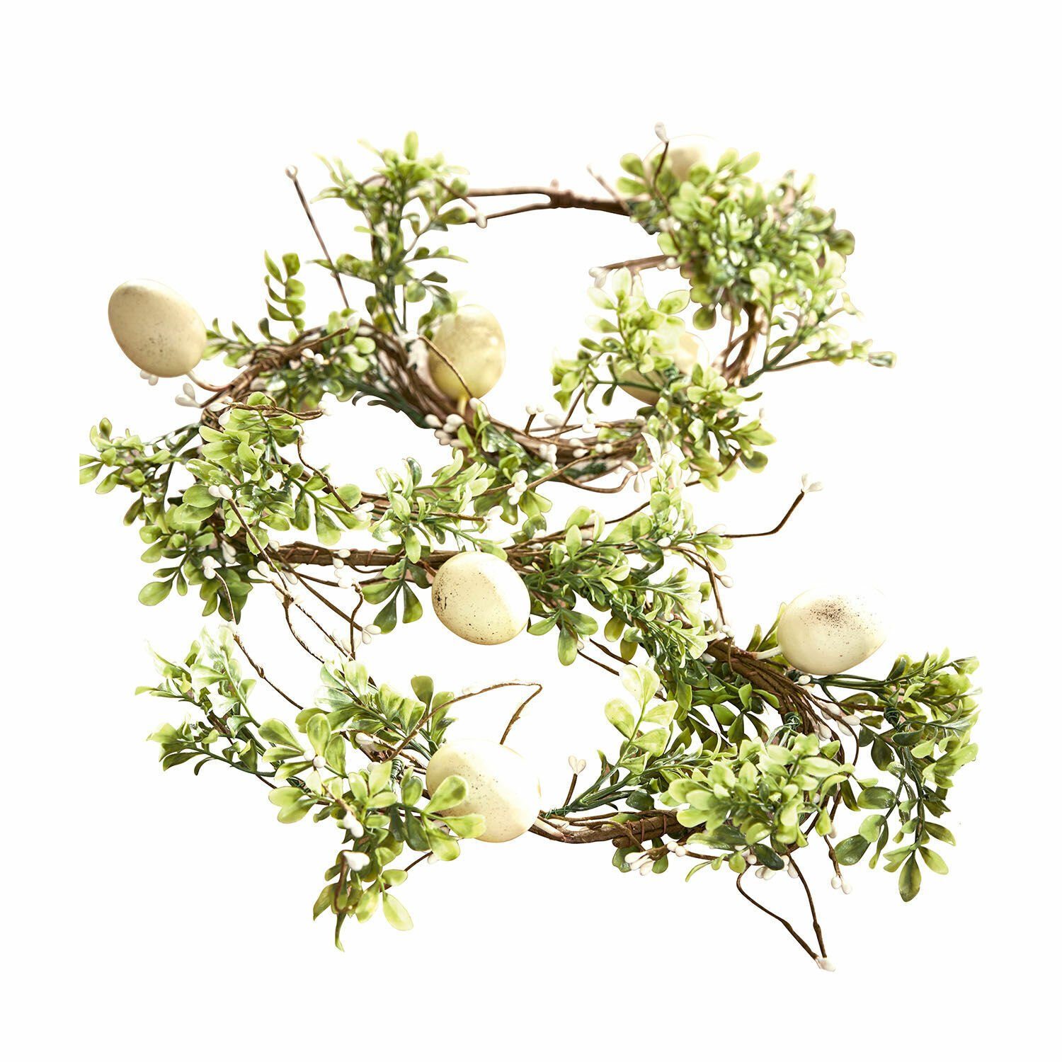 Kunstgirlande Girlande Antonin grün/weiß, Mirabeau, Höhe 150.0 cm günstig online kaufen