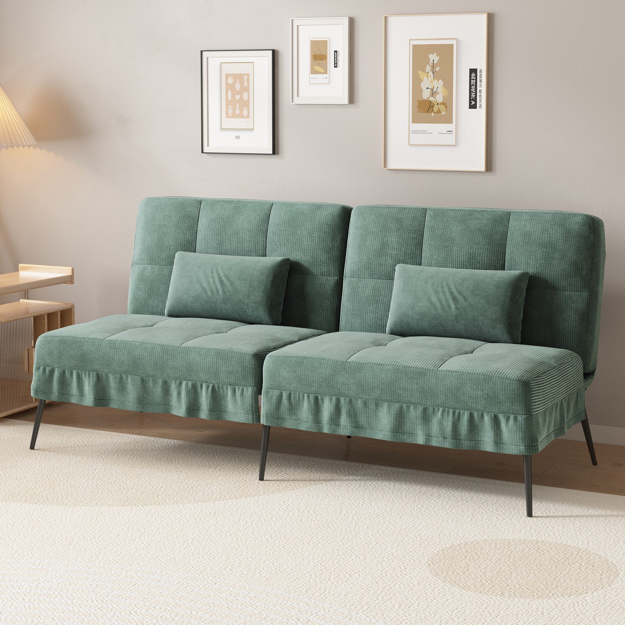 COMHOMA Schlafsofa Bettsofa mit Schlaffunktion, Klappsofa, günstig online kaufen
