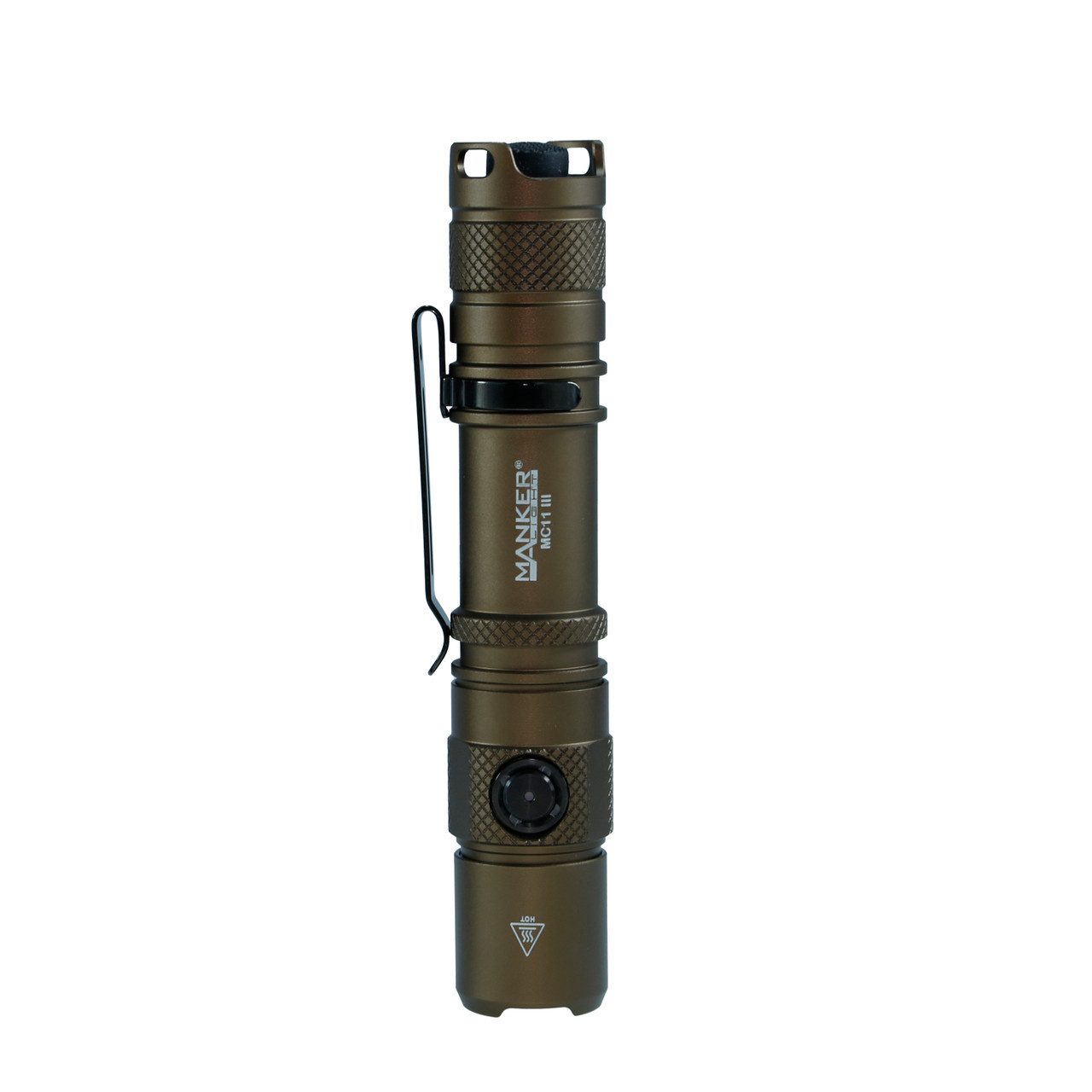 Manker Taschenlampe MC11 III – Kompakte Outdoor Taschenlampe 1400 Lumen mit USB-C 18650 (1-St)