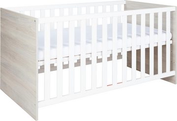 Lüttenhütt Babymöbel-Set Geert, (Spar-Set, 2-St., Kinderbett, Wickelkommode), mit Kinderbett und Wickelkommode; Made in Germany