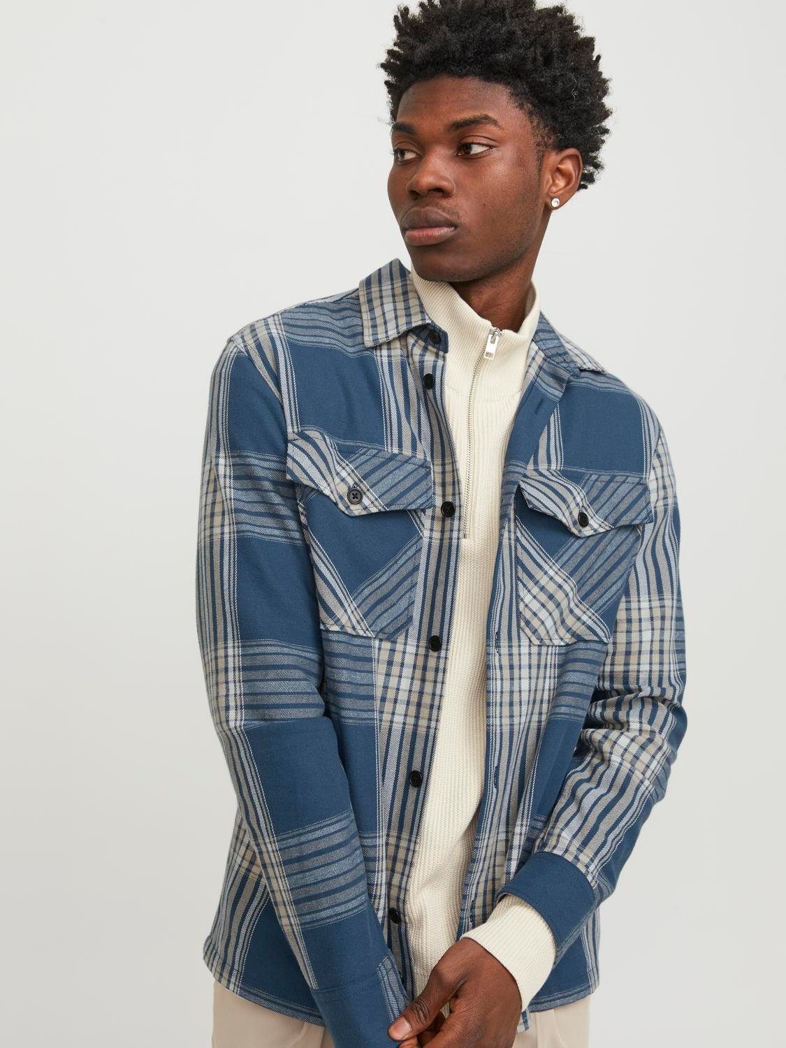 Jack & Jones Langarmhemd JPRCCROY SPRING CHECK OVERSHIRT L/S SN günstig online kaufen