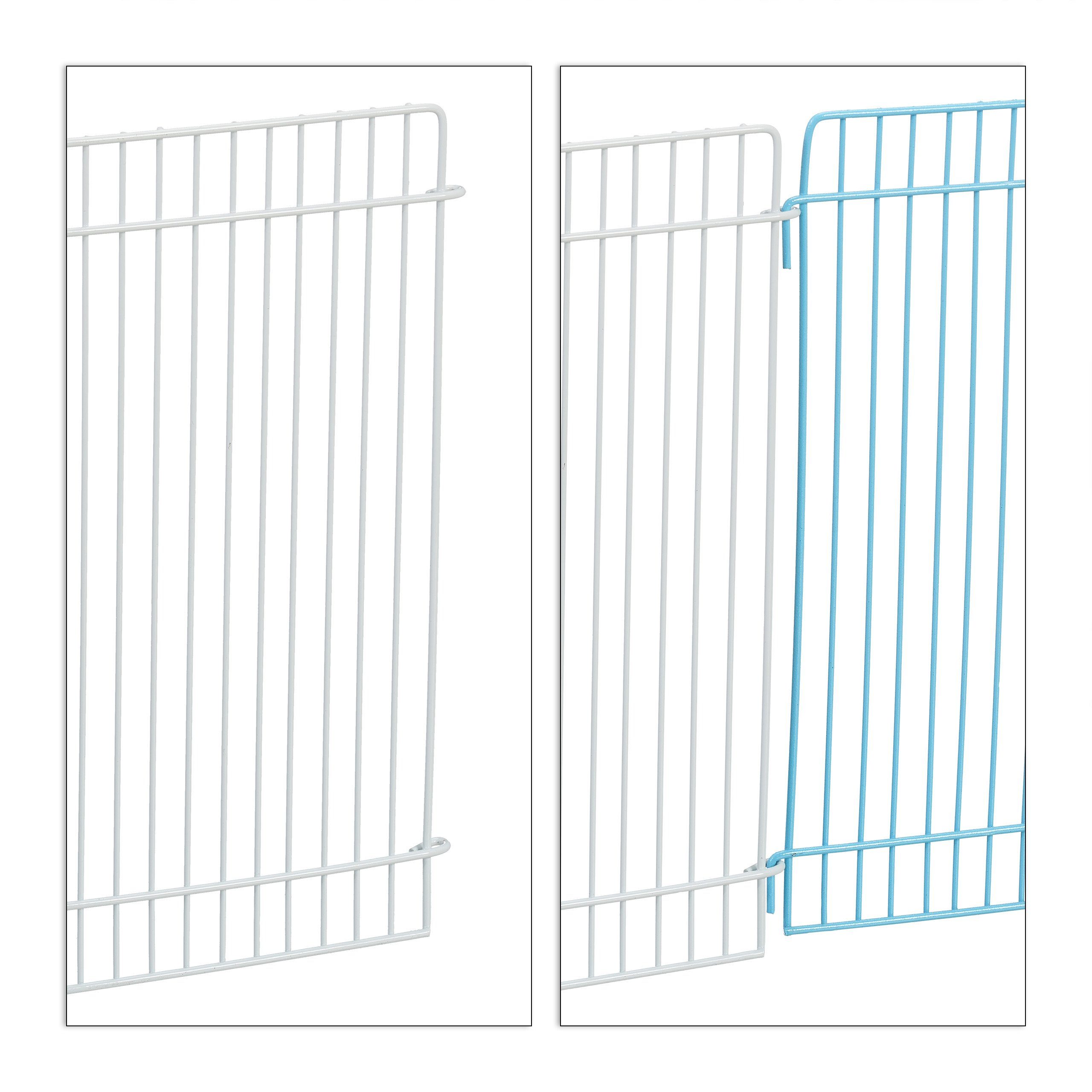 relaxdays Freigehege Freilaufgehege Kleintiere mehrfarbig