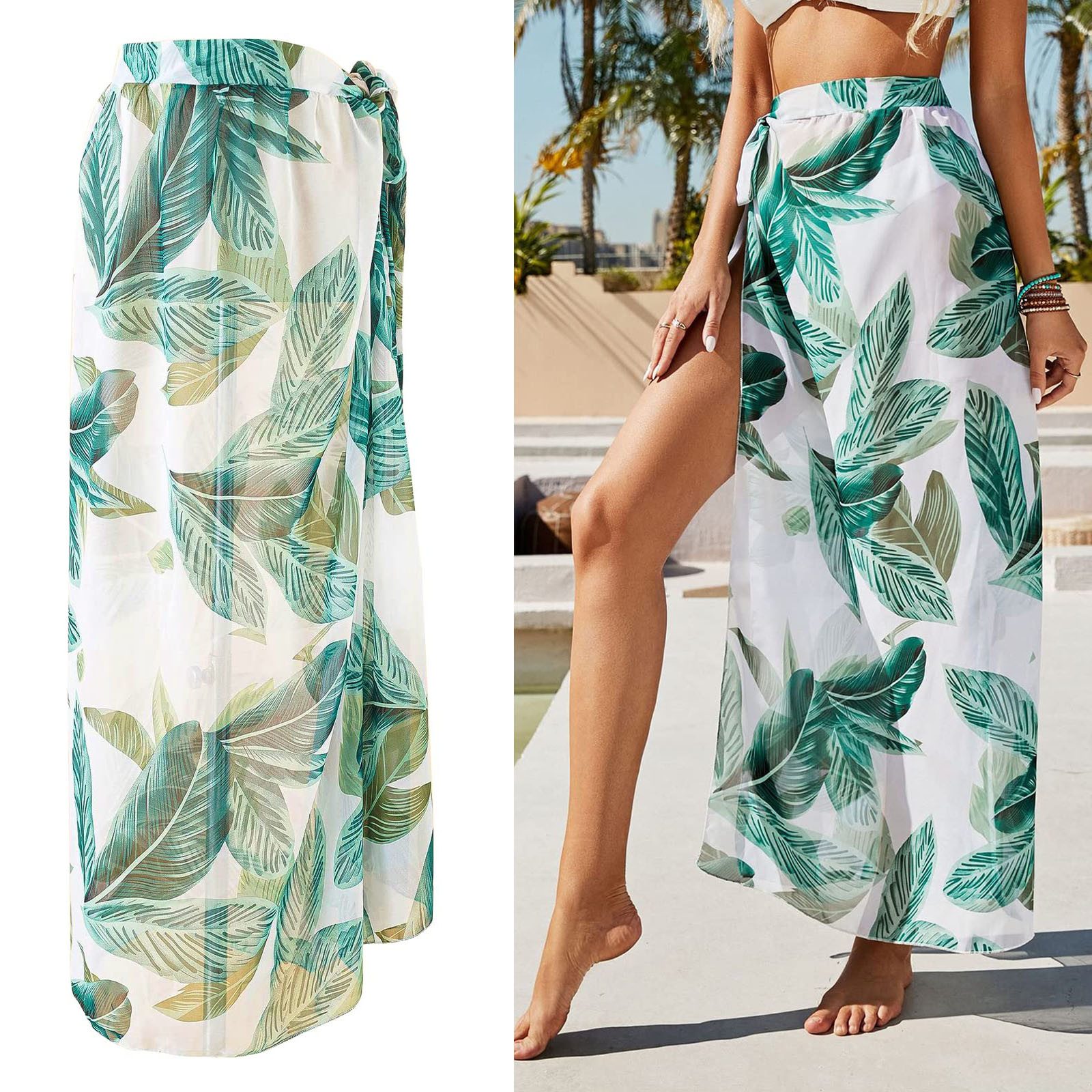 RWEUOQ Sommerrock Frauen langes Strandkleid Poncho, günstig online kaufen
