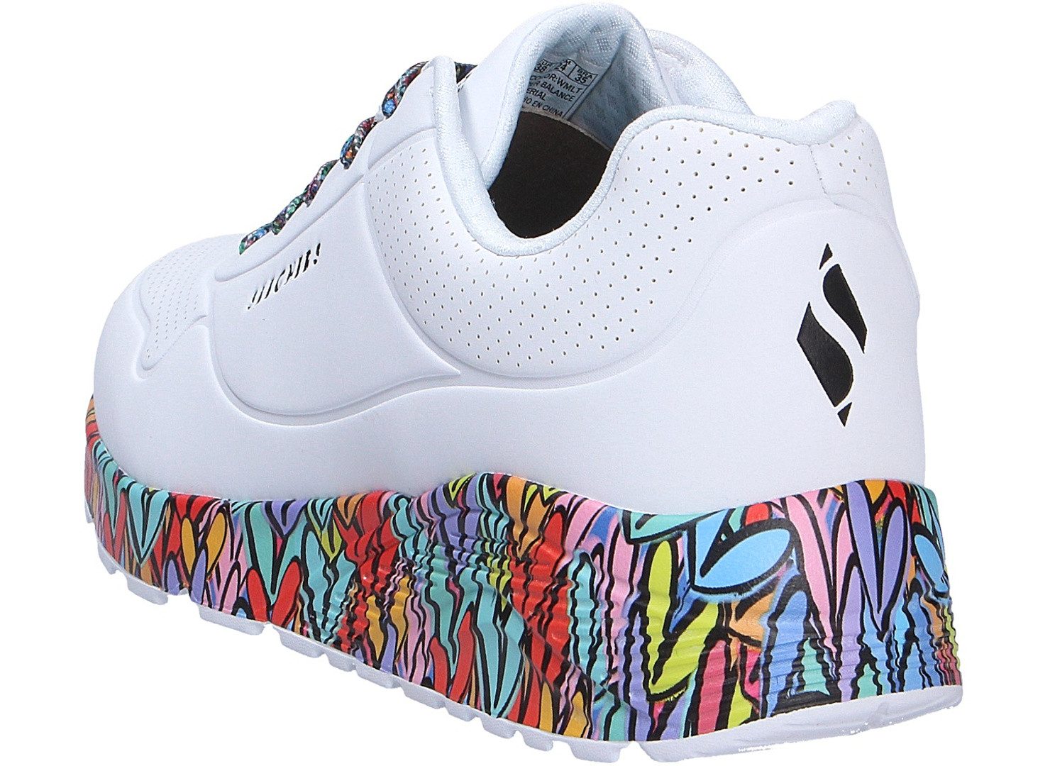Skechers Skechers Mädchen Halbschuh UNO weiß Größe Schnürschuh