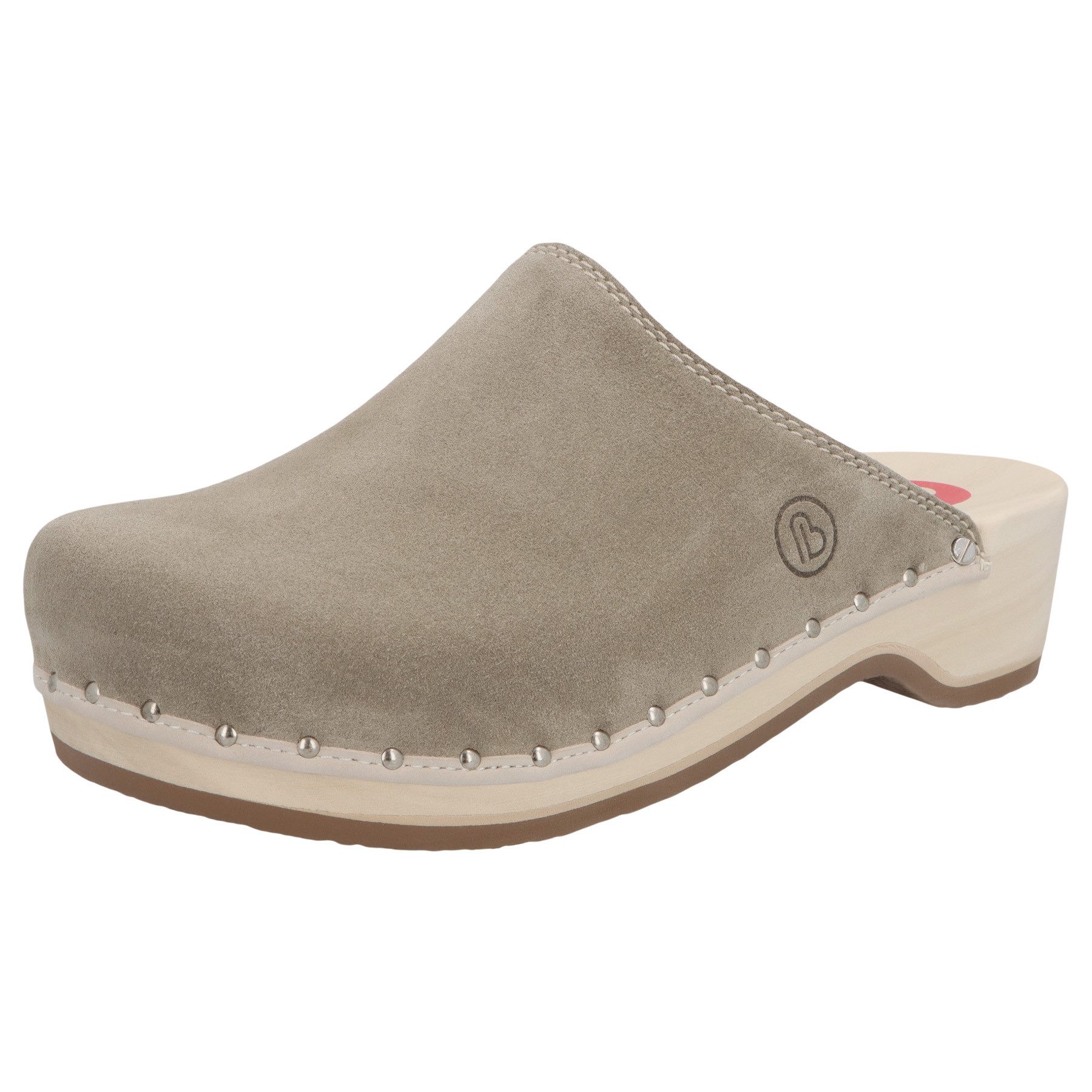 BERKEMANN Berkemann Erwachsene Holz Natur-Toeffler Clogs Led Schlappen