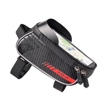 MidGard Fahrradtasche Fahrrad-Rahmentasche mit Smartphone-Halterung Handy-Tasche E-Bike MTB