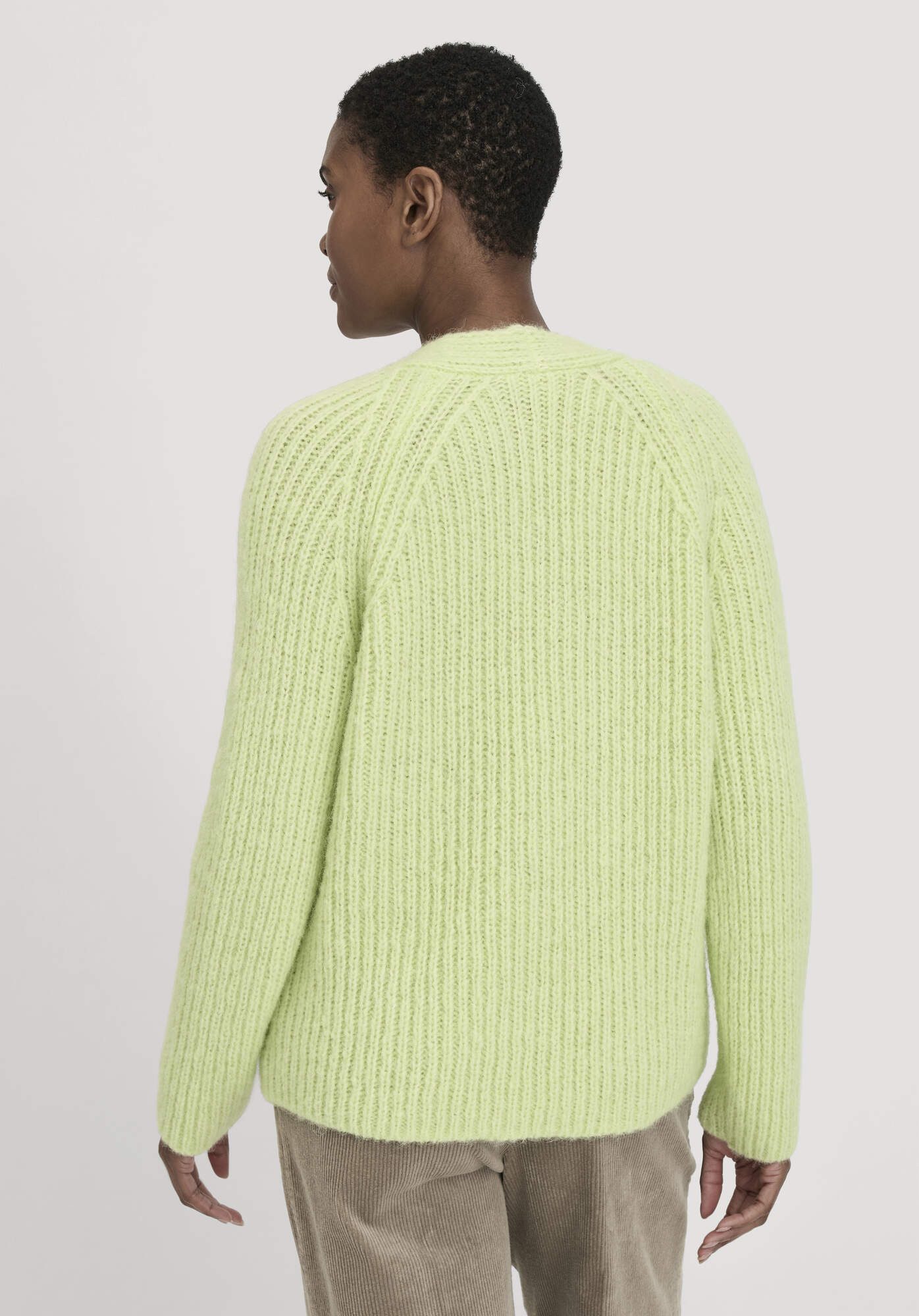 Hessnatur Strickpullover Relaxed aus Alpaka mit Bio-Baumwolle (1-tlg)