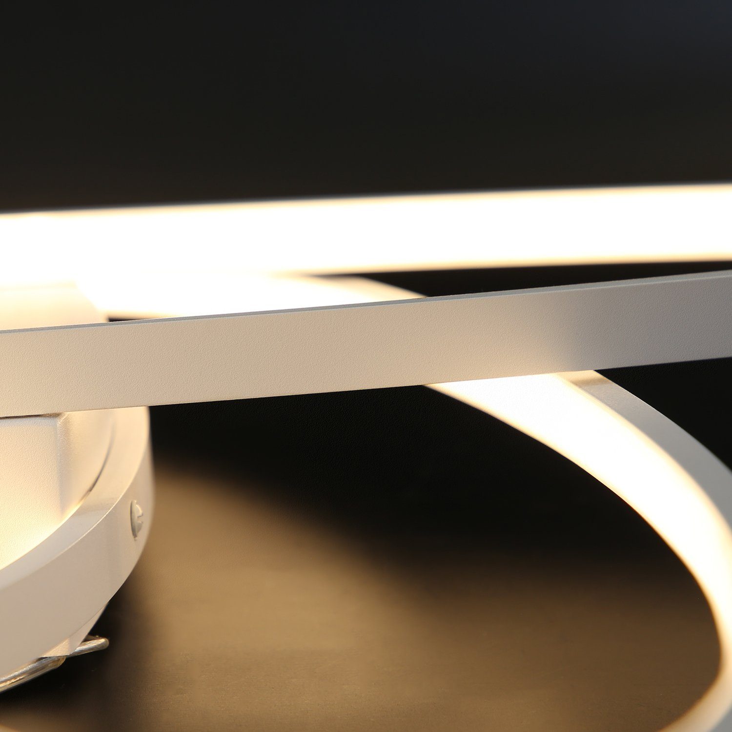 ZMH LED Deckenleuchte Wohnzimmer Dimmbar mit Fernbedienung Deckenlampe Modern Flur, LED fest integriert, 3000-6500K – Bild 3 von 5