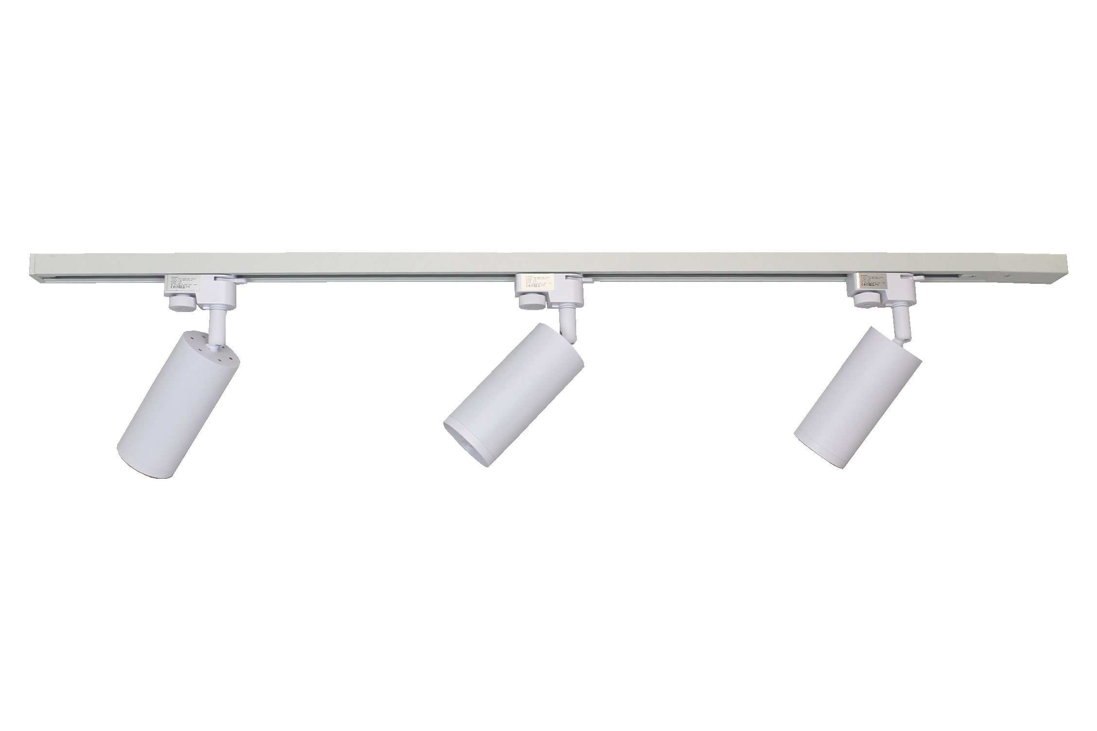 BlueLeon Schienensystem-Sets BL-2WT Schienensystem 3x Strahler + Schiene, Alu GU10 erweiterbar