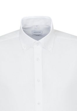 seidensticker Businesshemd Shaped Shaped Kurzarm Button-Down-Kragen Uni