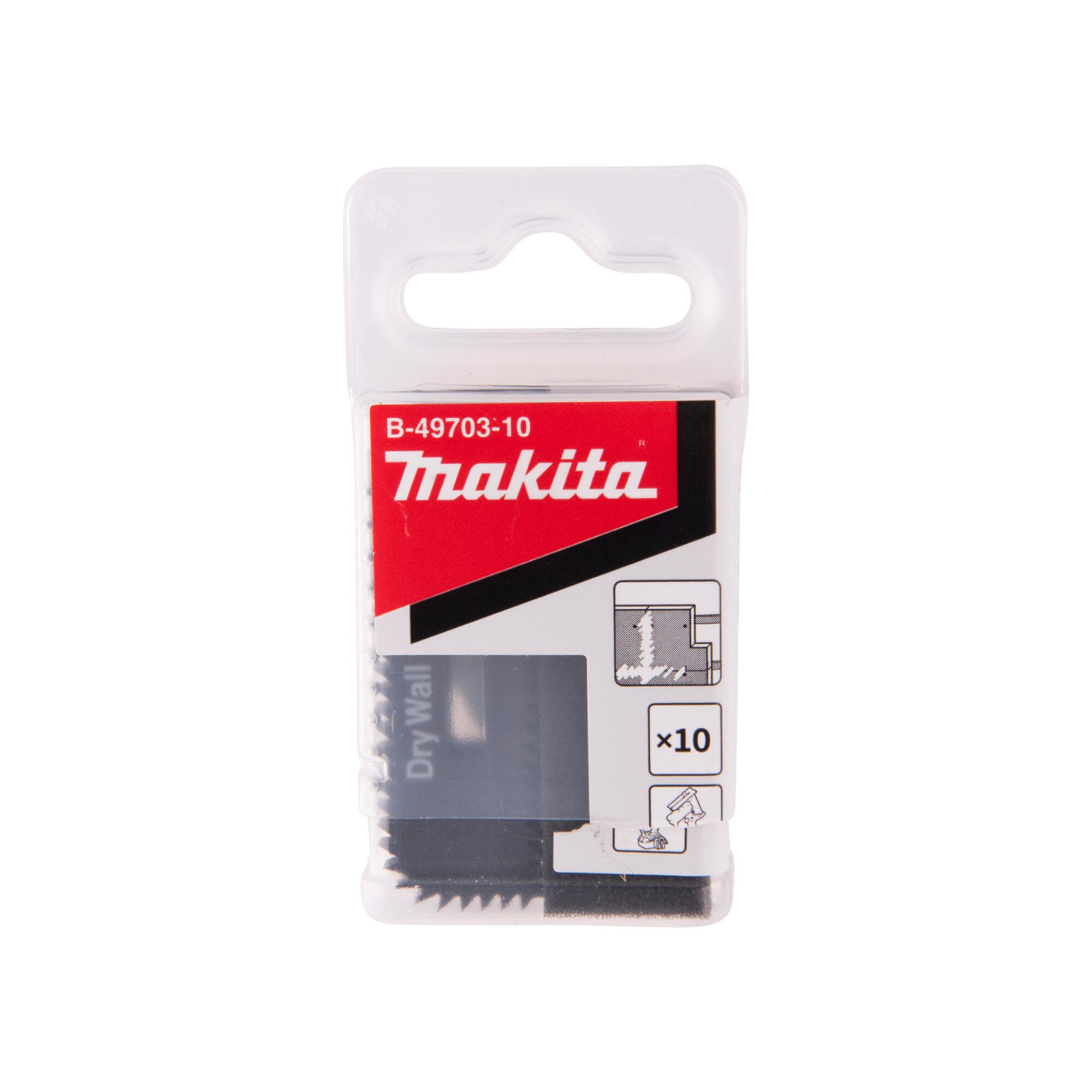 Makita Lochsäge Makita Trockenbausägebl Gipskart B-49703-10 10 Stk