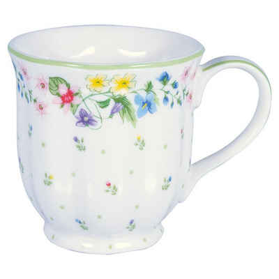 Greengate Tasse Karolina Teebecher white 0,25l, Steingut