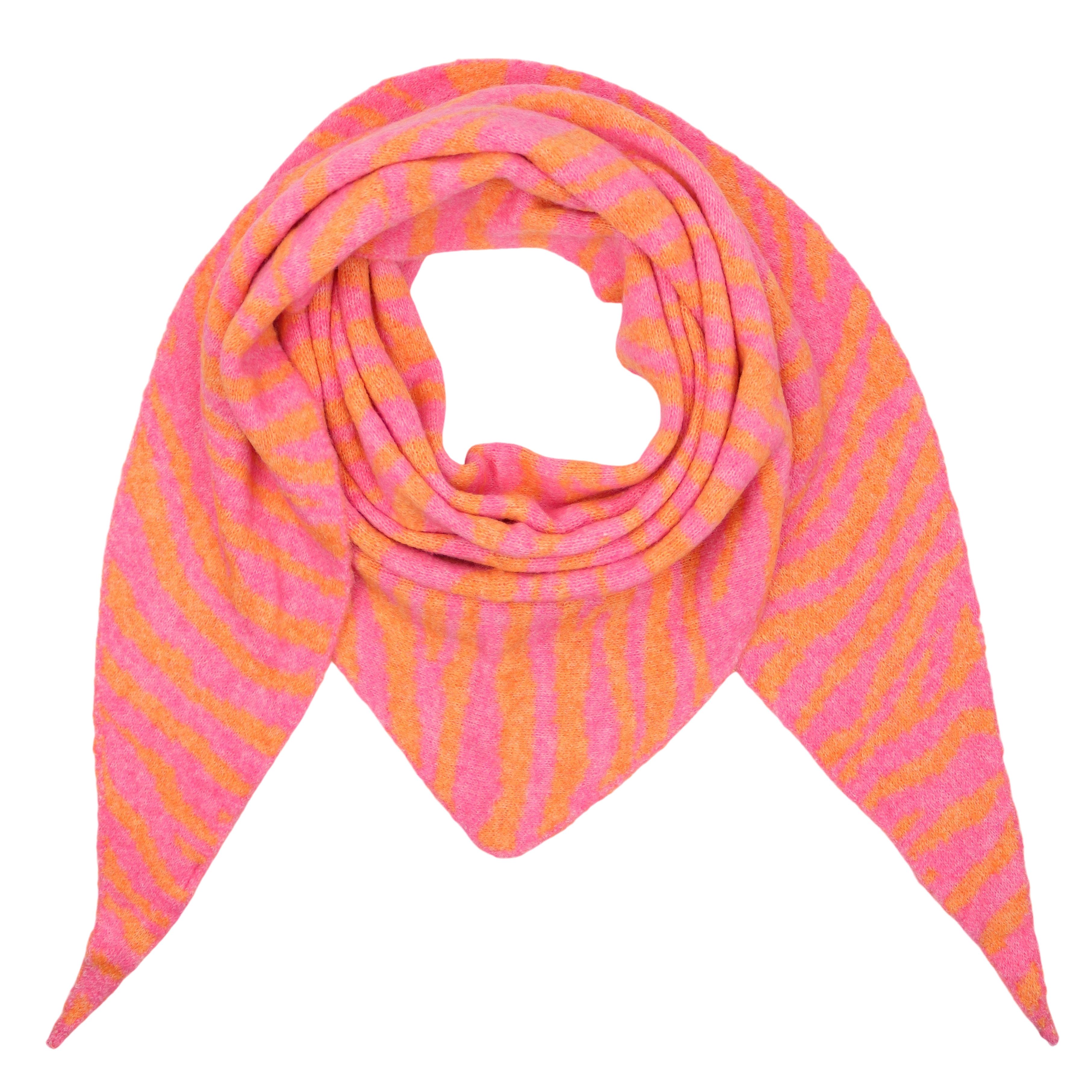 MIRROSI Dreieckstuch kuschliger und warmer Dreiecksschal Zebra Muster ca.18 günstig online kaufen