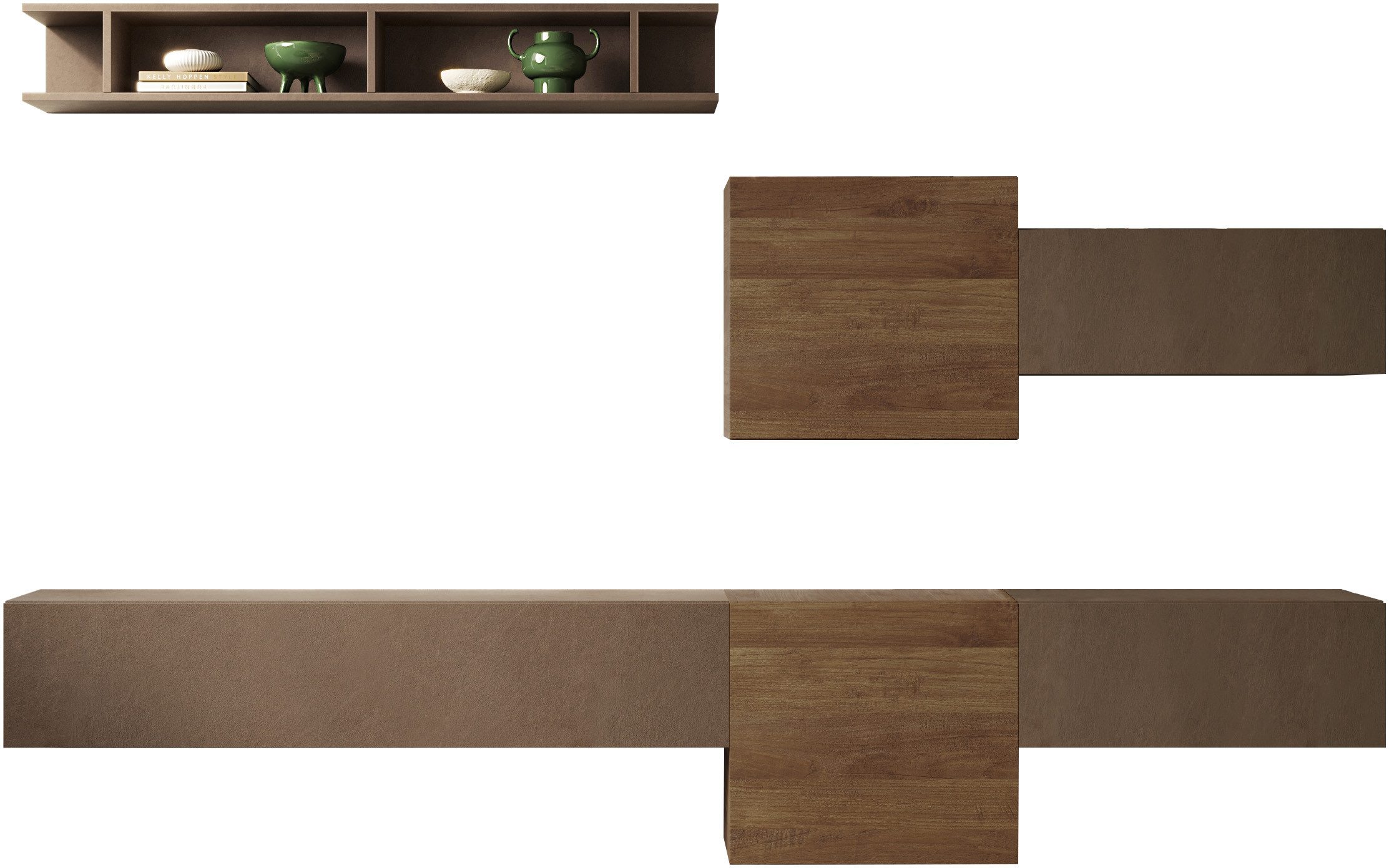 INOSIGN Wohnwand Infinity, 6tlg. Breite 262 cm, Höhe variabel, Schrankwand, günstig online kaufen