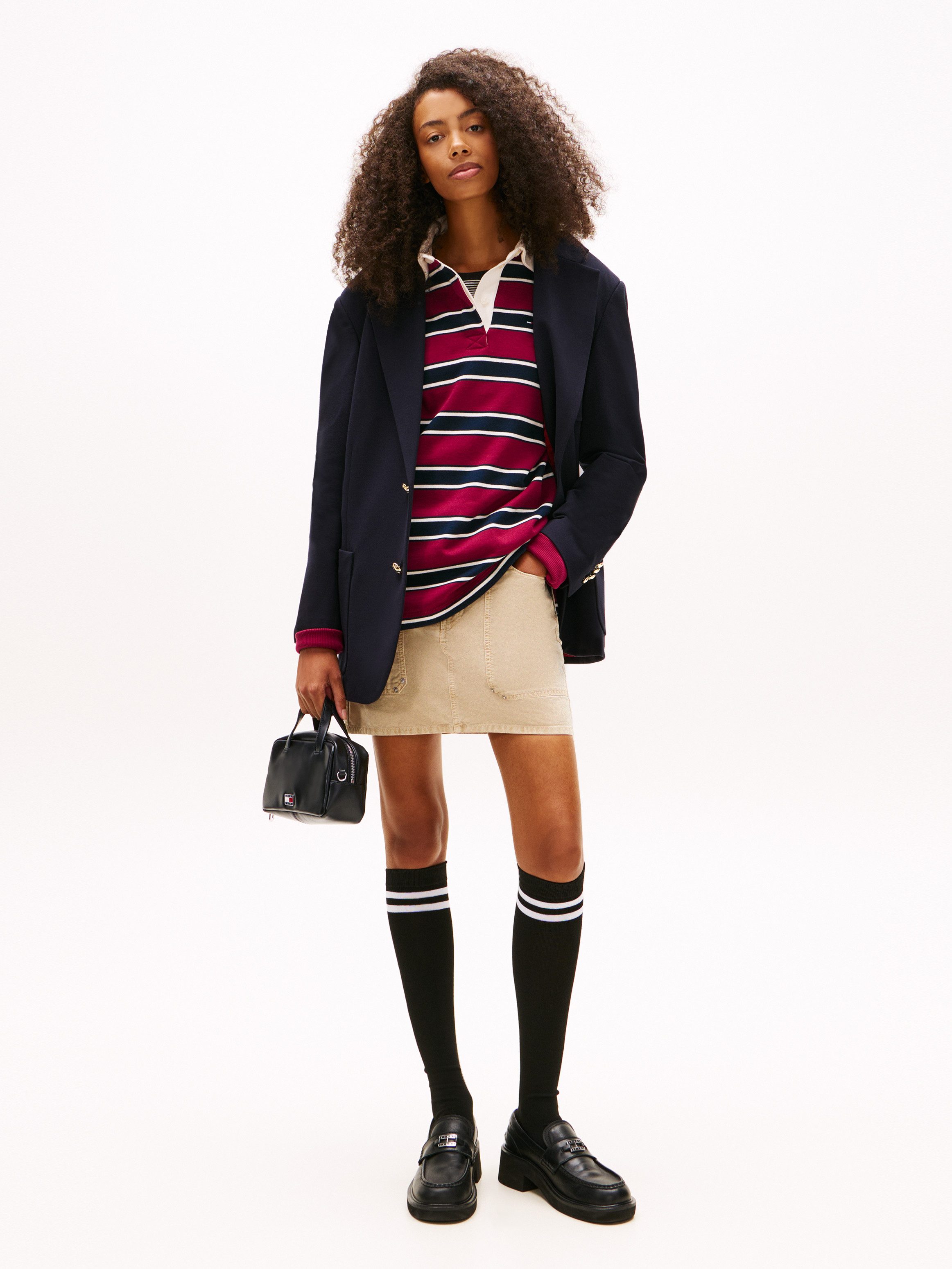 Tommy Jeans Umhängetasche TJW CITY TRUNK CROSSOVER (2-tlg., Abnehmbarer Herzenanhänger), Damen Tragetasche, Schultertasche mit Herzchen-Applikation