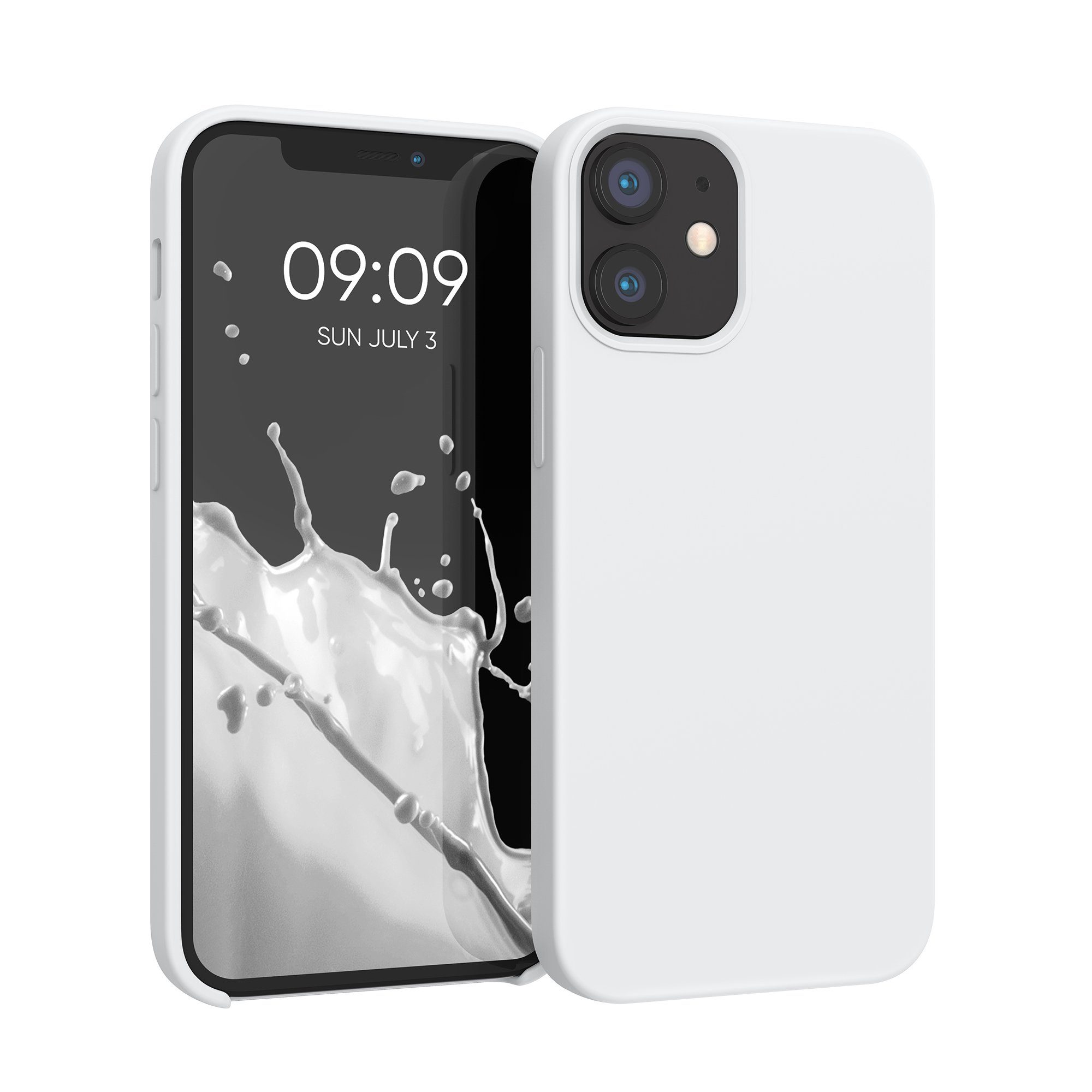 kwmobile Handyhülle Hülle für Apple iPhone 12 mini, Hülle Silikon gummiert - Handyhülle - Handy Case Cover