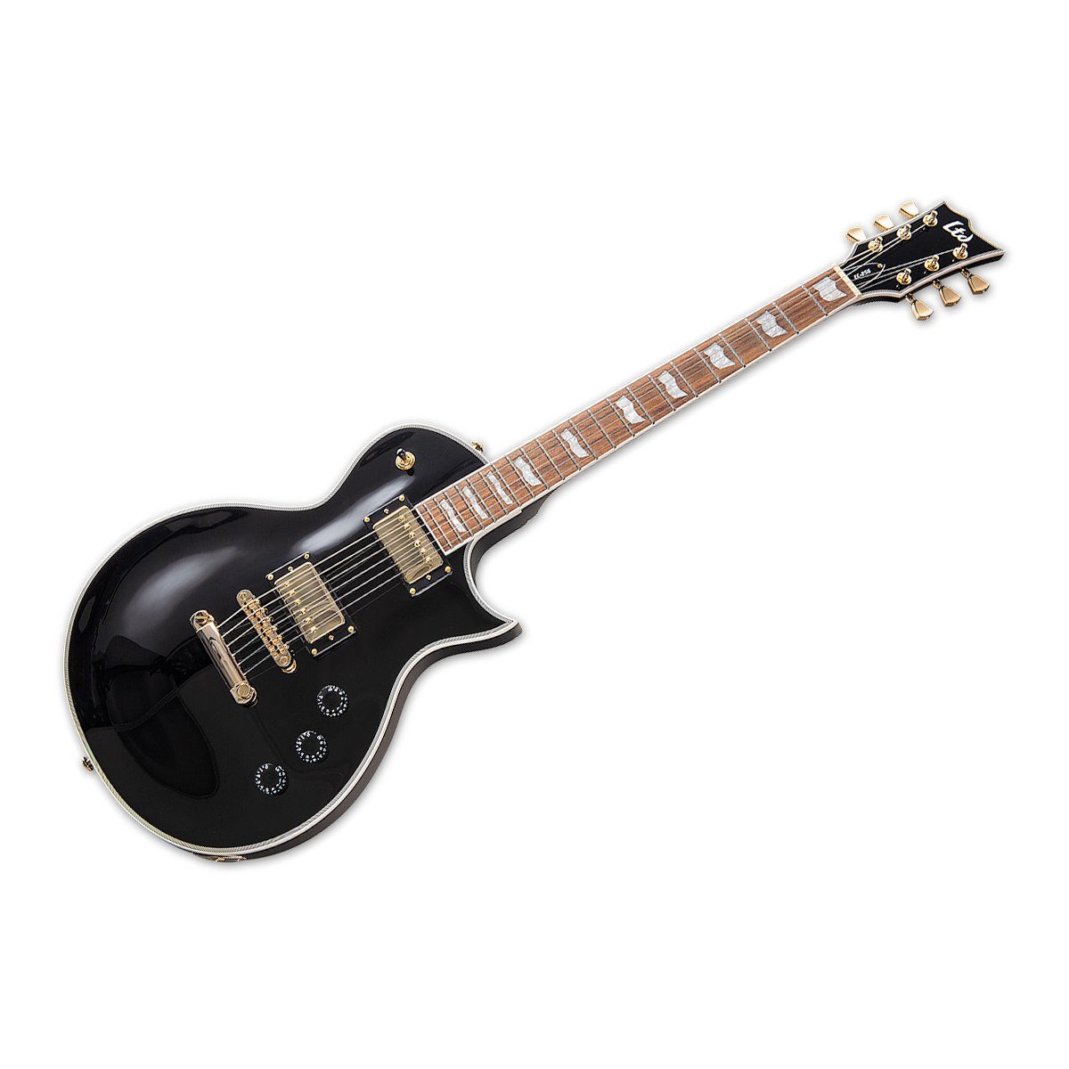 ESP E-Gitarre ESP LTD EC-256BLK E-Gitarre mit Gator Tasche und Kabel, Mit Gig Bag und Kabel
