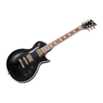 ESP E-Gitarre ESP LTD EC-256 BLK E-Gitarre Schwarz mit Kabel