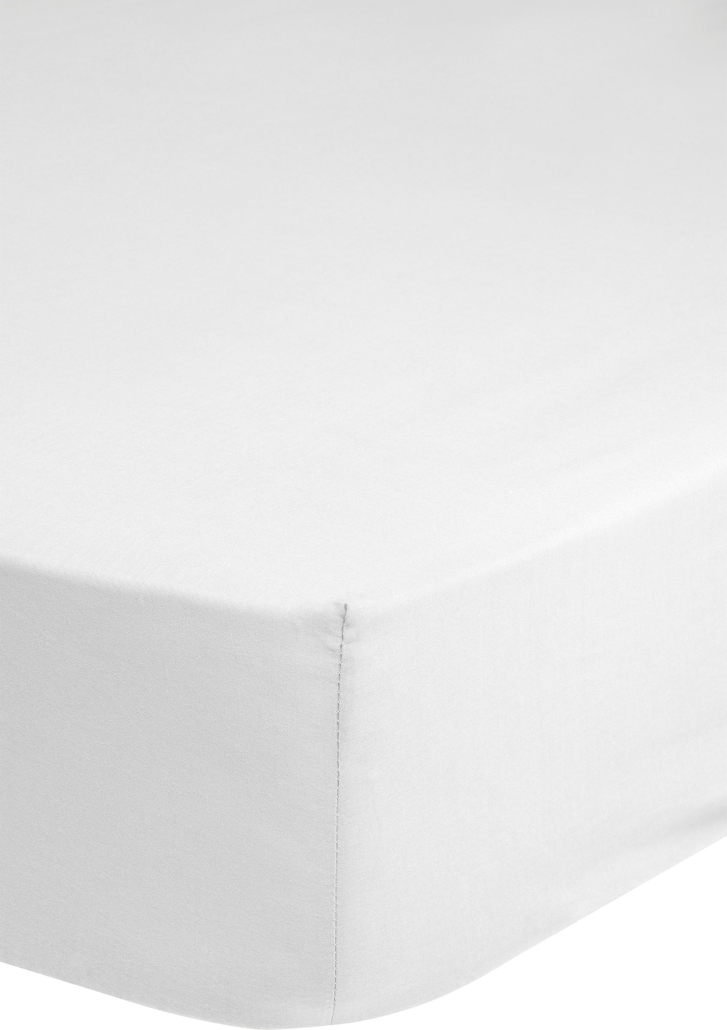 good morning Spannbettlaken Renforcé Good Morning, Renforcé, Gummizug: rundum, (1 Stück), 100% Baumwolle, Renforcé, Rundumgummi, bis 25 cm höhe, 80x200, Weiß