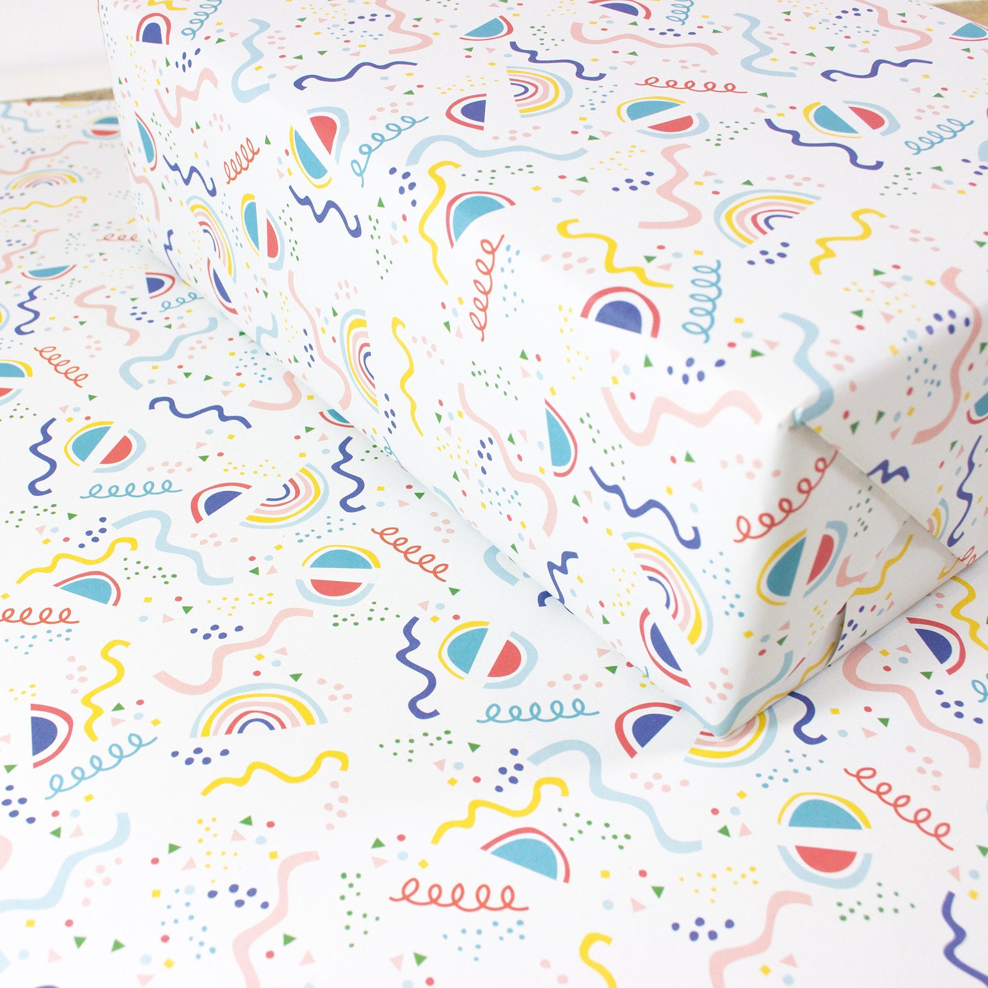 Bow & Hummingbird Geschenkpapier Geschenkpapier Party, 100 % Recyclingpapier