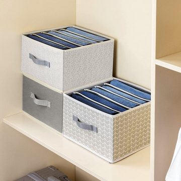 NUODWELL Aufbewahrungsbox Aufbewahrungsdose Faltbare Schubladen-Organizer, 30*30*20 cm (2 St)
