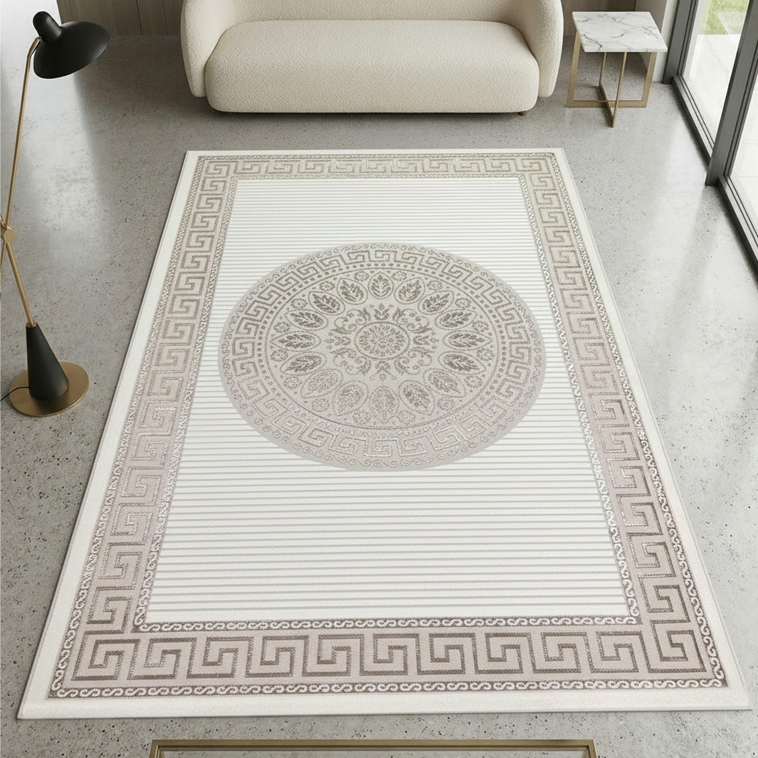 Carpetia Designteppich Dekorative Muster, rechteckig, Höhe: 8 mm, pflegeleicht, weich