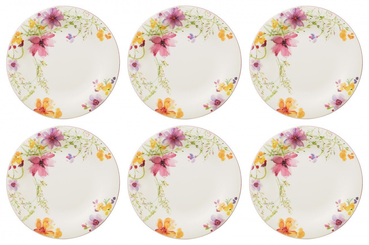 Villeroy & Boch Speiseteller Mariefleur, Mehrfarbig H:2.3cm D:27cm  Porzellan, Material: Porzellan Premium Porcelain