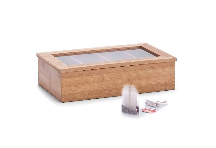 Zeller Present Teebox, Bambus, (1-tlg), mit Magnetverschluss