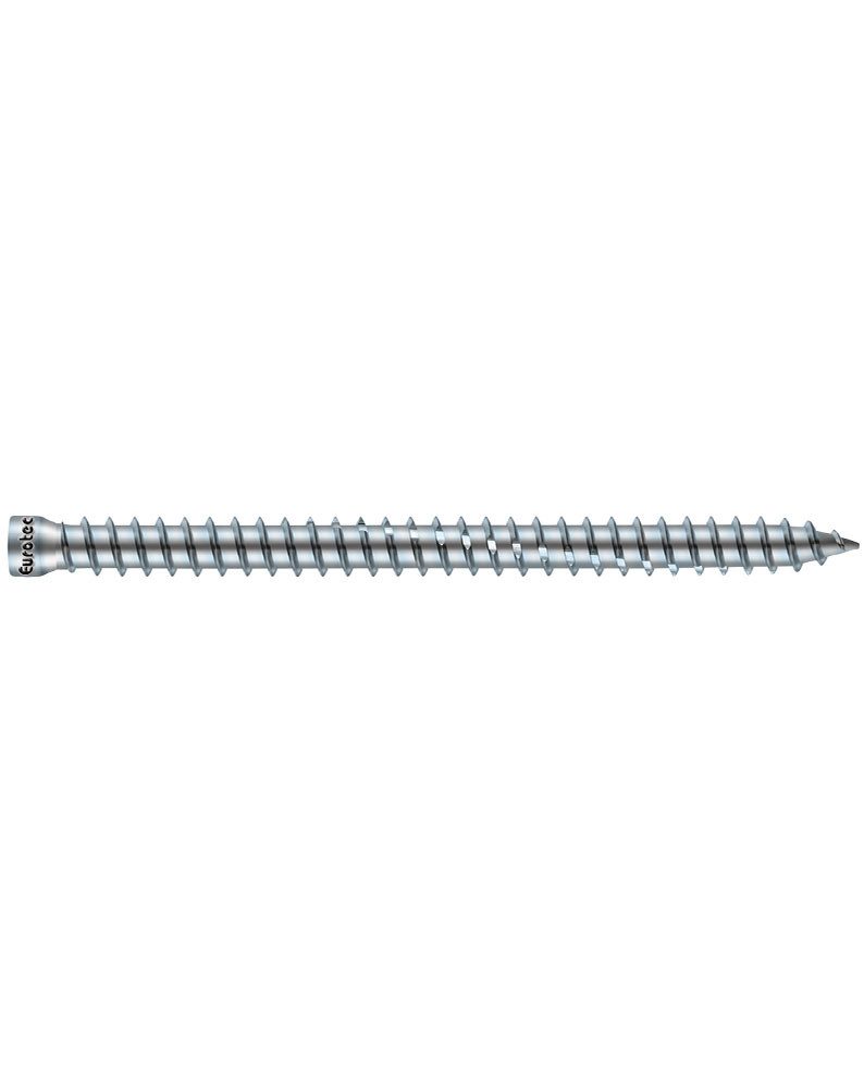 Eurotec Schraube Rahmenschraube, Stahl weiß verzinkt, Zylinderkopf Ø 7,5mm, TX25, (100 St)