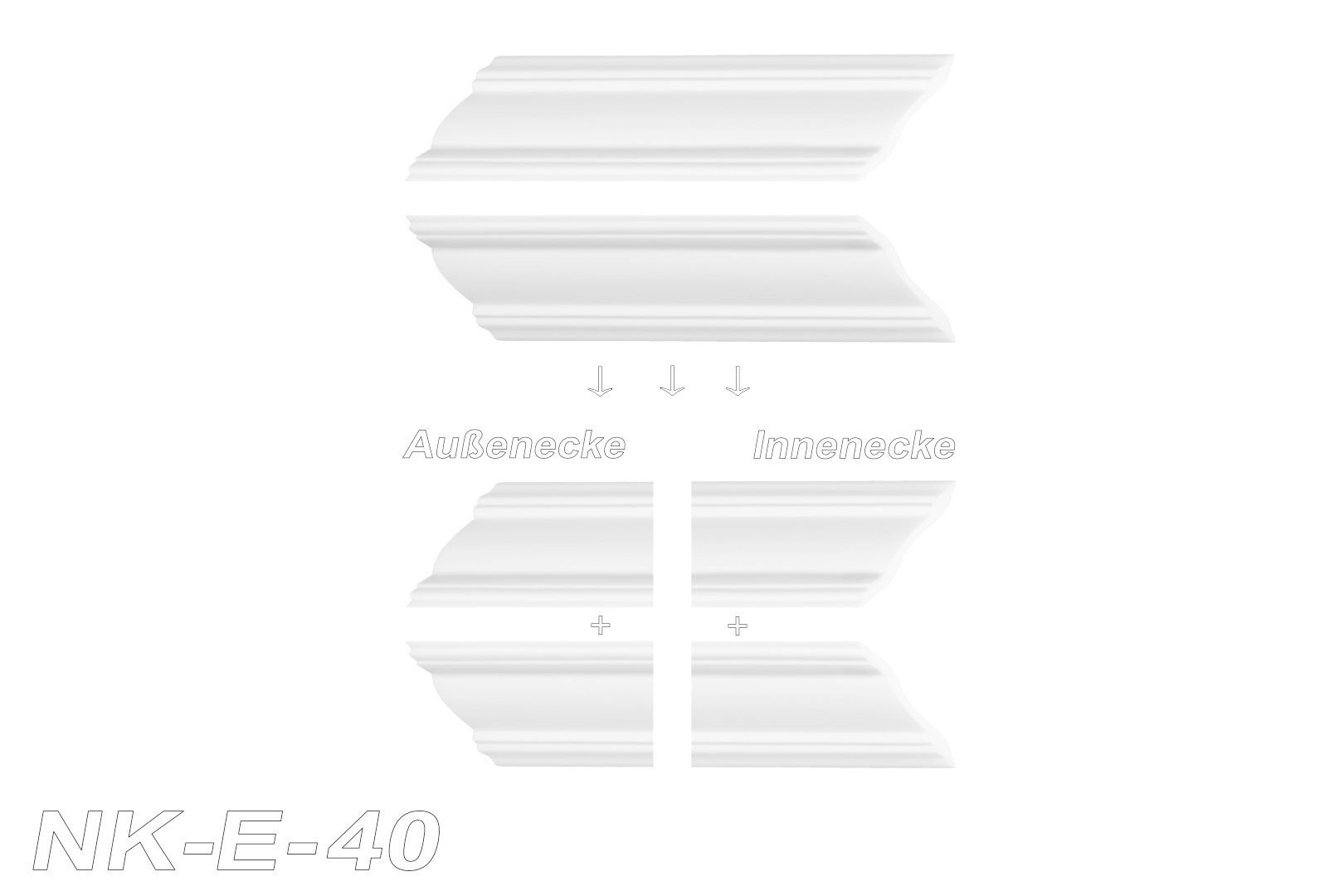 marbet design Stuckleiste E-40, Innen- & günstig online kaufen